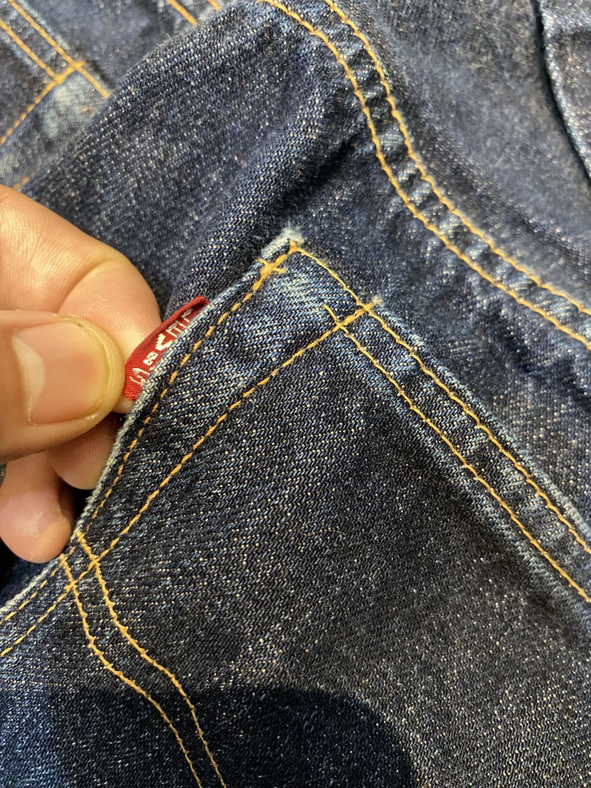 Levi's × Levi's Vintage Clothing × Vintage LVC Levis 501XX Repro1937 Selvedge Denim Indigo Big E Buckle Size US 33 - 10 Thumbnail