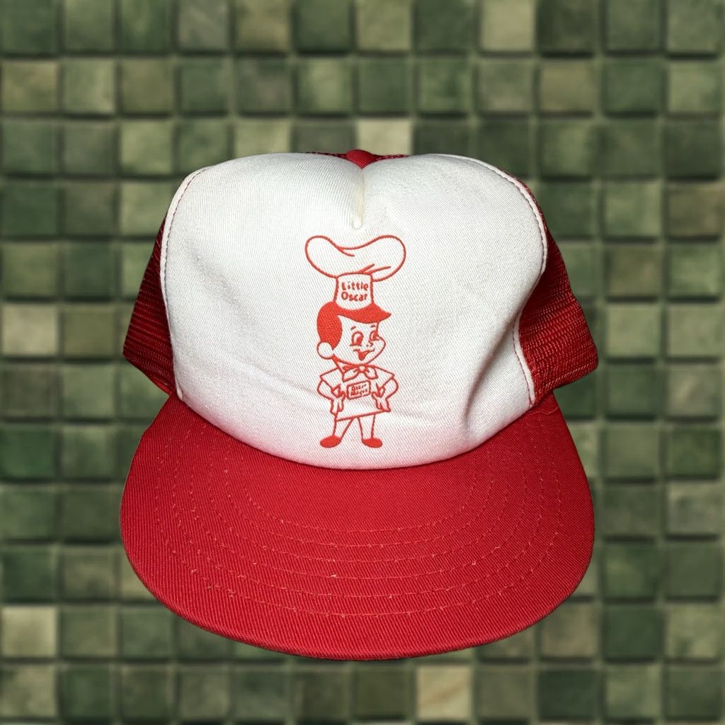 Vintage VINTAGE Oscar Mayer Red Trucker Hat Cap Snapback One Size Mens 70s 80s RARE Size ONE SIZE - 1 Thumbnail