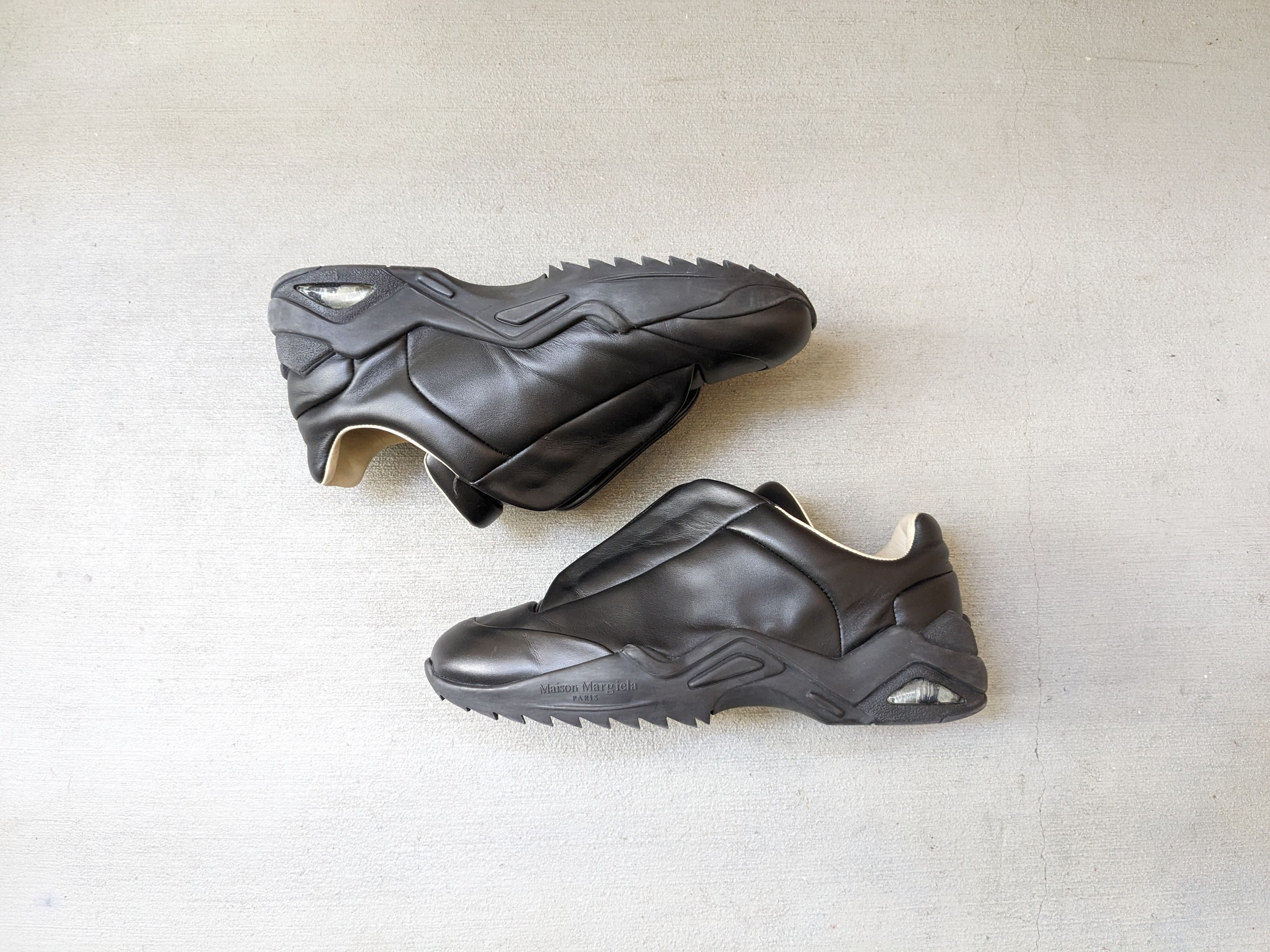 image of Maison Margiela New Future Black 9 42 Leather Low Tops M Shoes, Men's (Size 12)