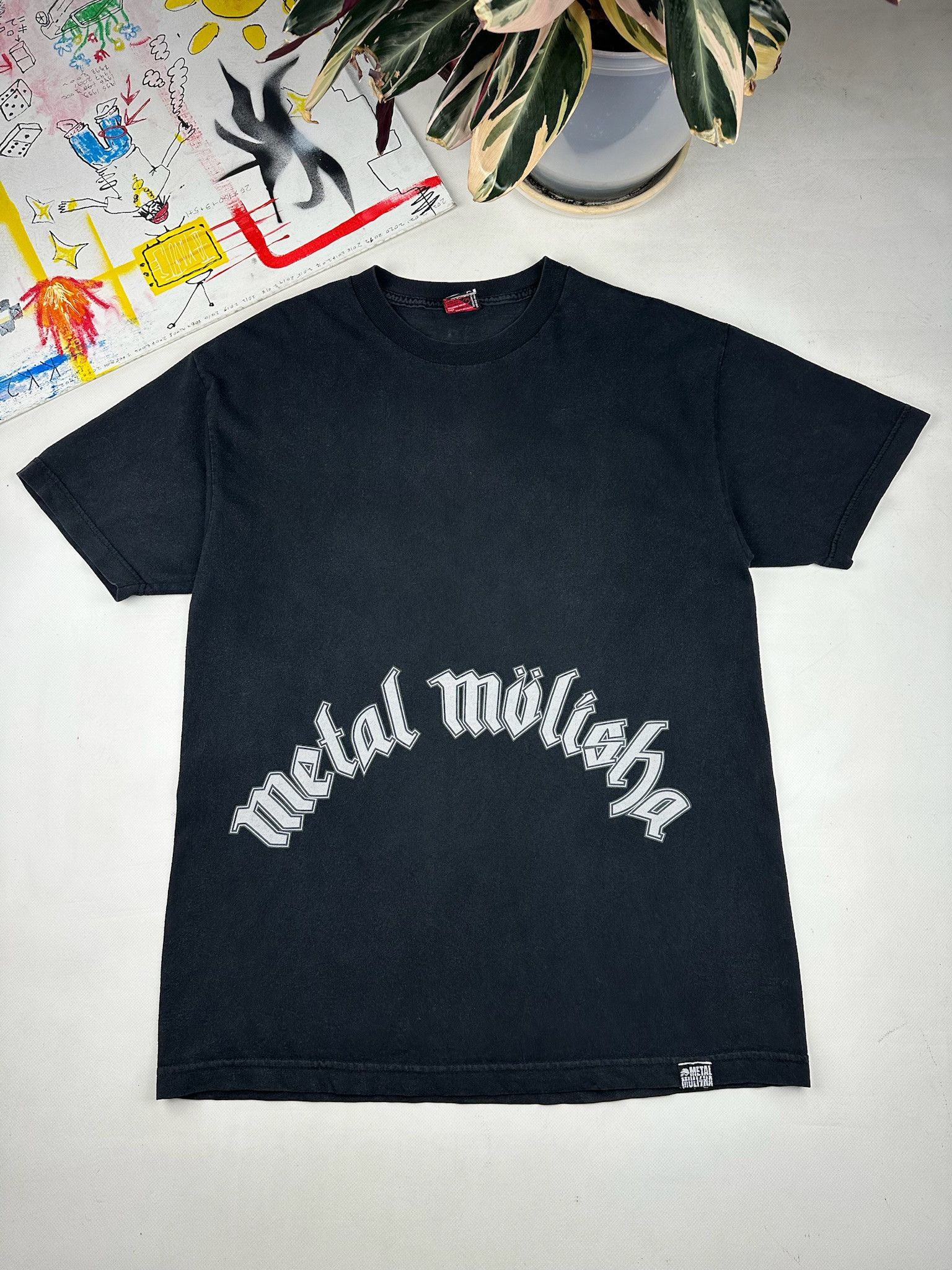 Band Tees Vintage Metal Mulisha skulls Motörhead parody USA Y2K Size US L / EU 52-54 / 3 - 2 Thumbnail