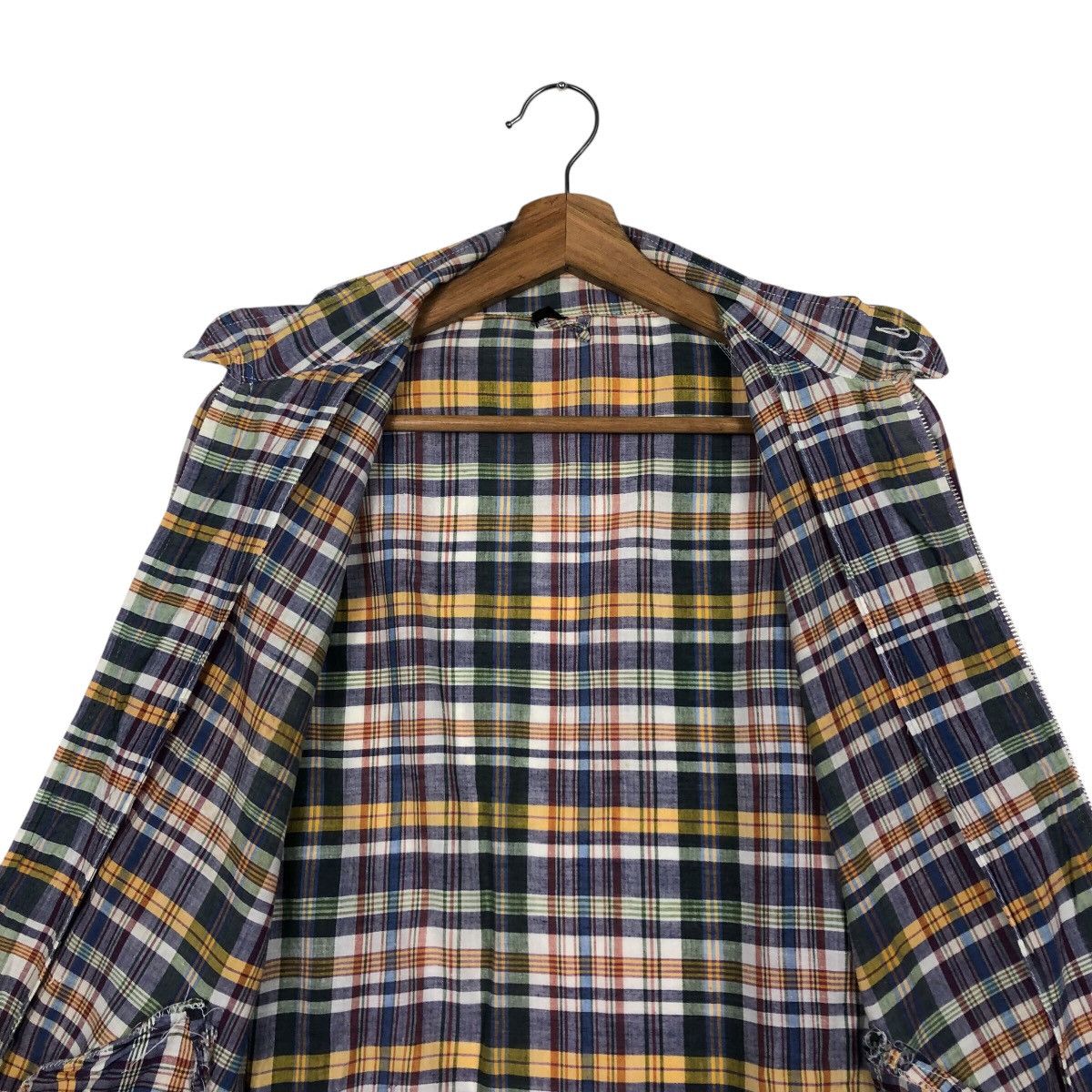 Japanese Brand × Vintage 📌Vintage Bomber Jacket Tartan Design Issey Miyake Size US M / EU 48-50 / 2 - 15 Thumbnail