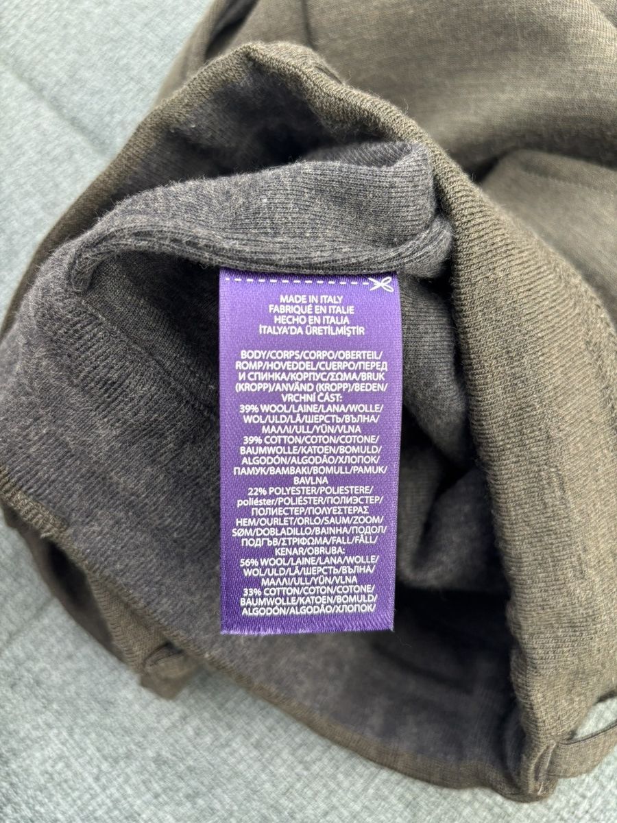 Ralph Lauren Purple Label Khaki Jersey Cargo Pants Size US 30 / EU 46 - 9 Thumbnail