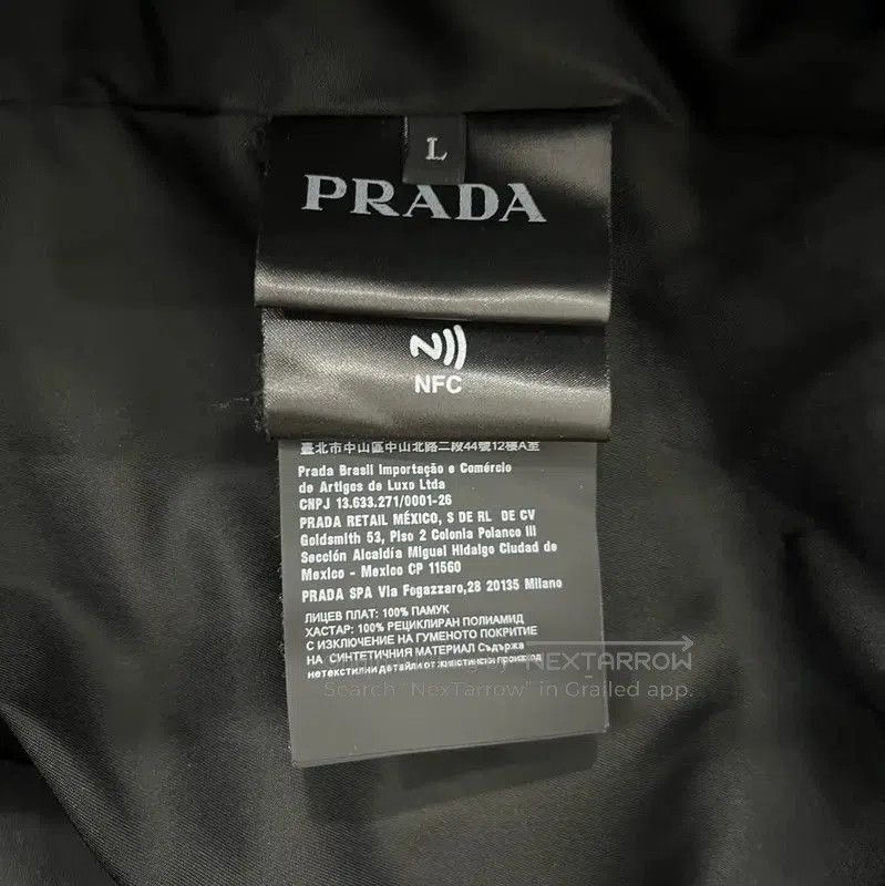 Prada Prada Black Men's Jacket in Size L. Size US L / EU 52-54 / 3 - 6 Thumbnail
