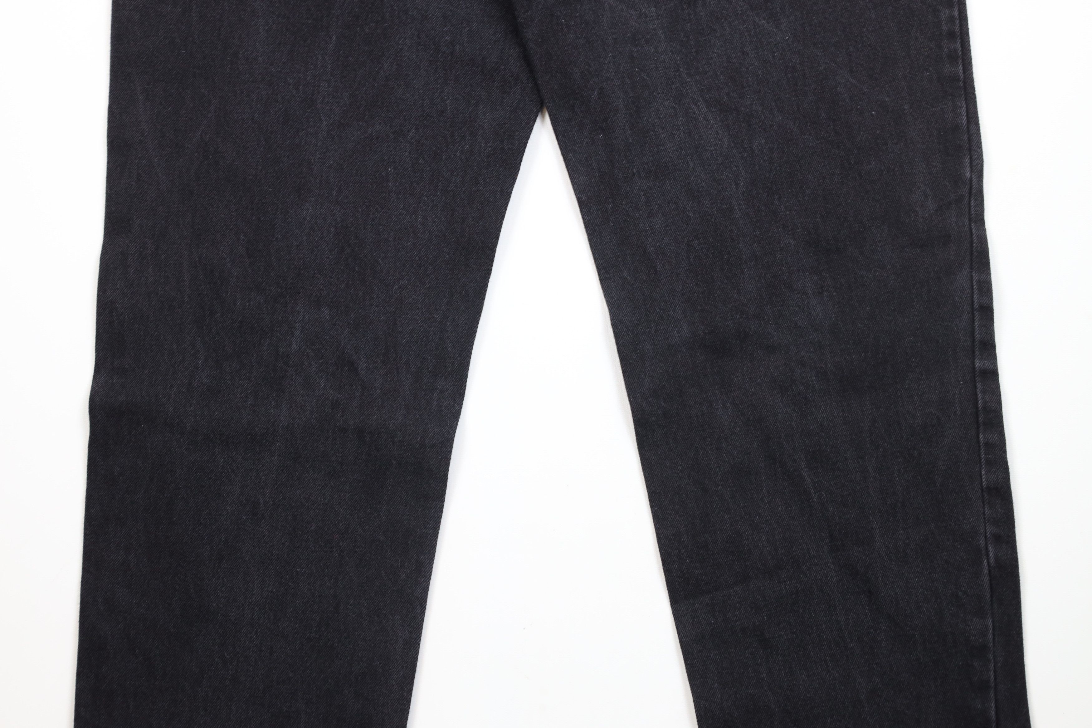 Lands' End × Vintage Vintage 90s Lands End Tapered Leg Denim Jeans Black USA Size US 34 / EU 50 - 12 Thumbnail