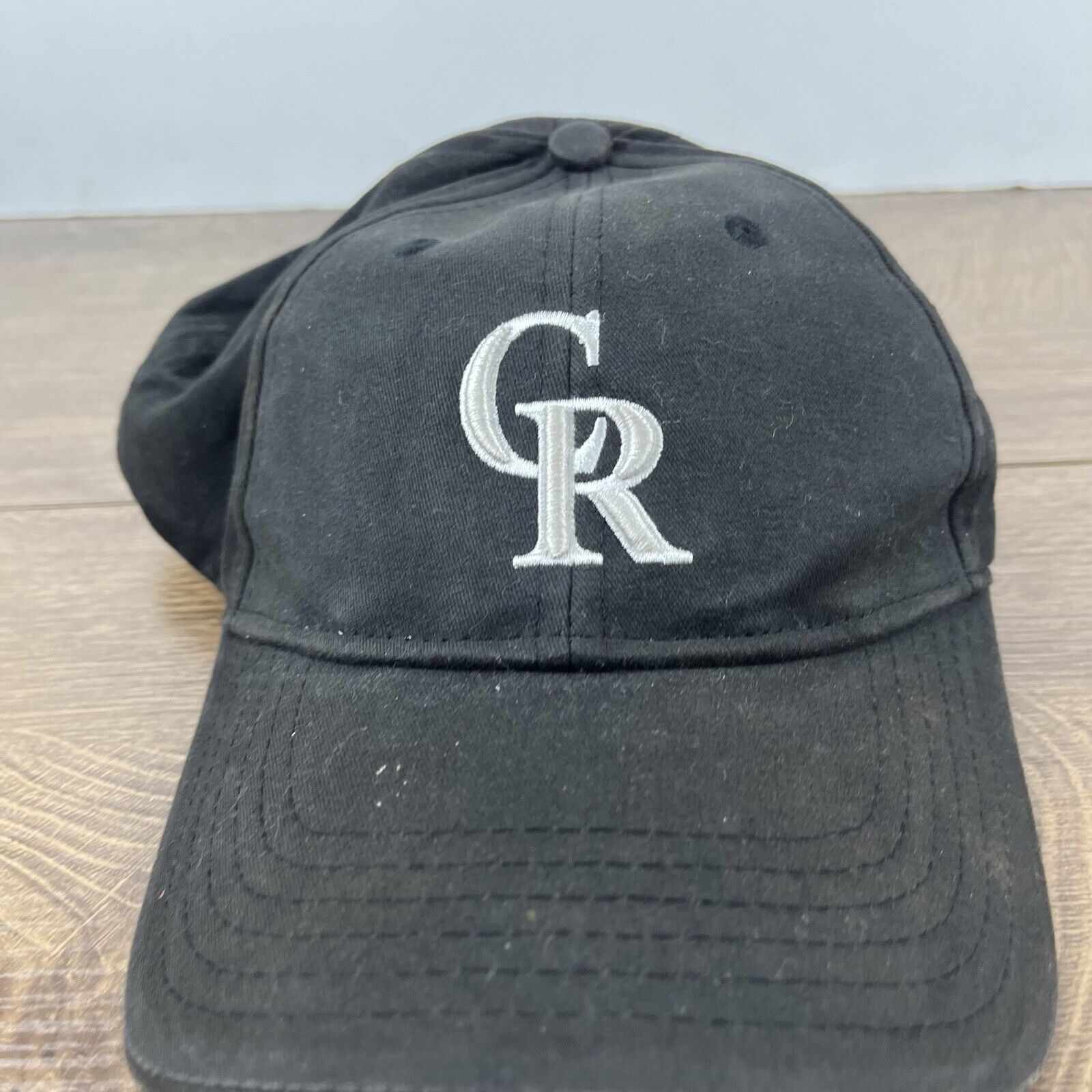 Other Colorado Rockies MLB Hat Black Cap Hat Adjustable Hat Black Size ONE SIZE - 6 Thumbnail