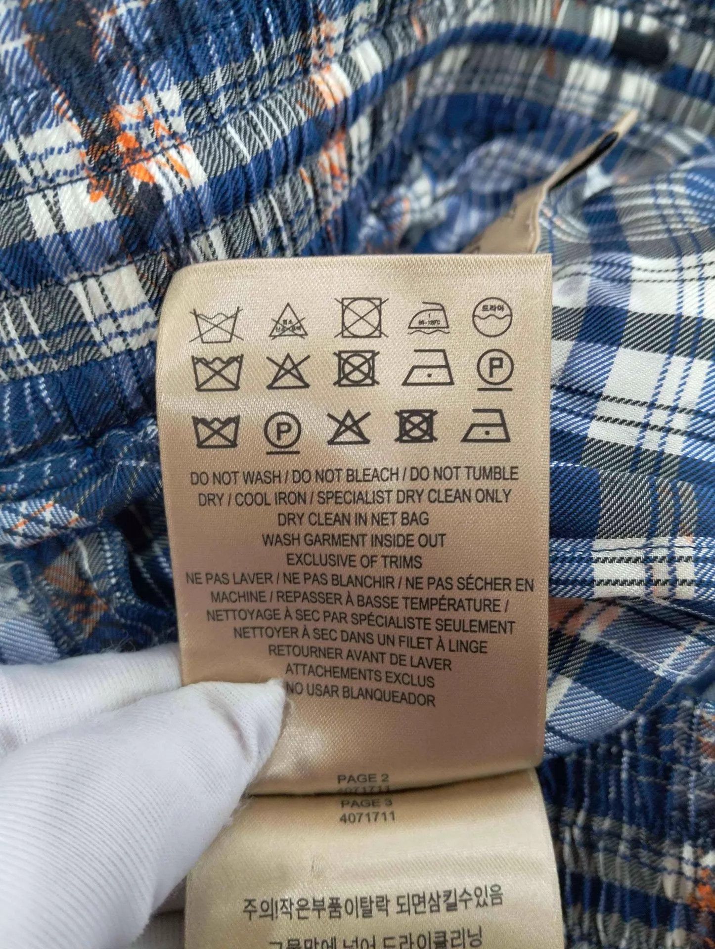 Burberry Burberry Classic Check Silk Trousers UK6 95 New Size 26" / US 2 / IT 38 - 5 Thumbnail