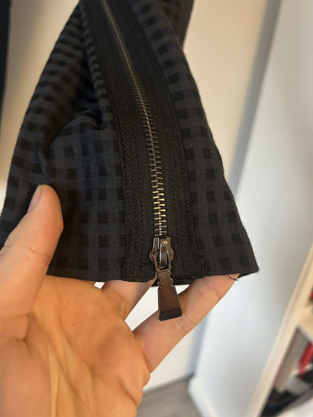 Gucci Wool Slim-Fit Trousers with Gingham Check and Zipped Ankles Size US 36 / EU 52 - 11 Thumbnail