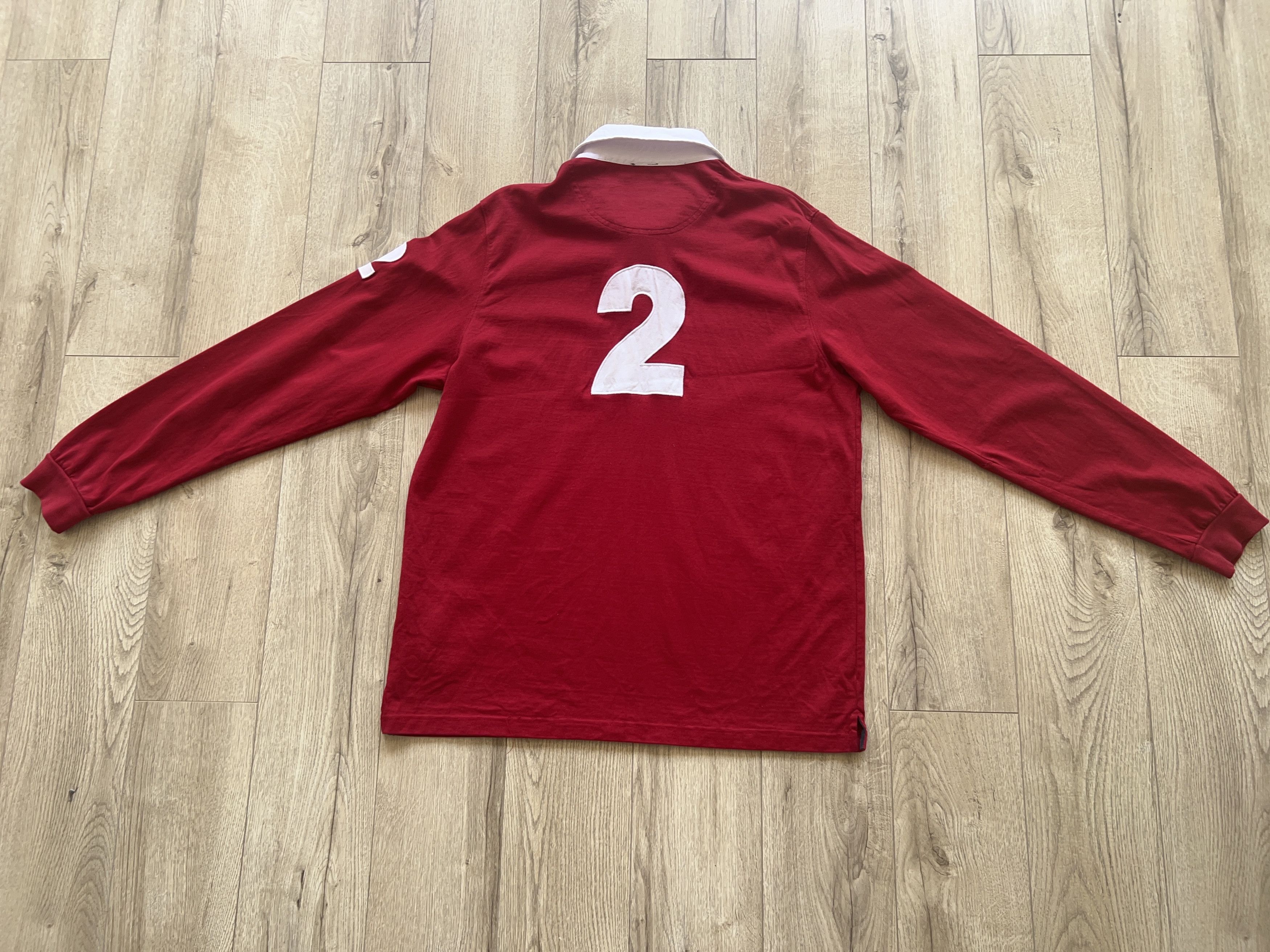 Hackett Hackett London Polo Long Sleeve Shirt Rugby Cotton Size US XL / EU 56 / 4 - 13 Thumbnail