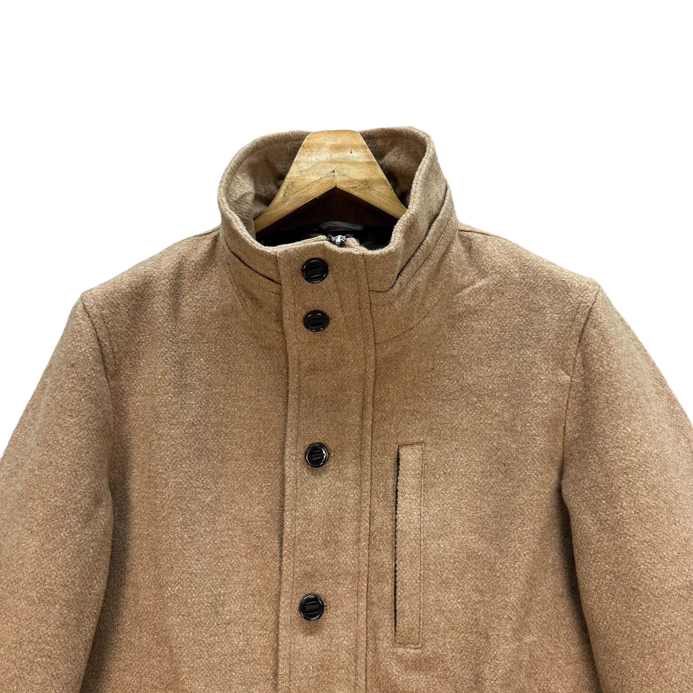 Japanese Brand MEN'S MELROSE Turtle Neck Wool Jacket #A22-0500 Size US S / EU 44-46 / 1 - 2 Thumbnail