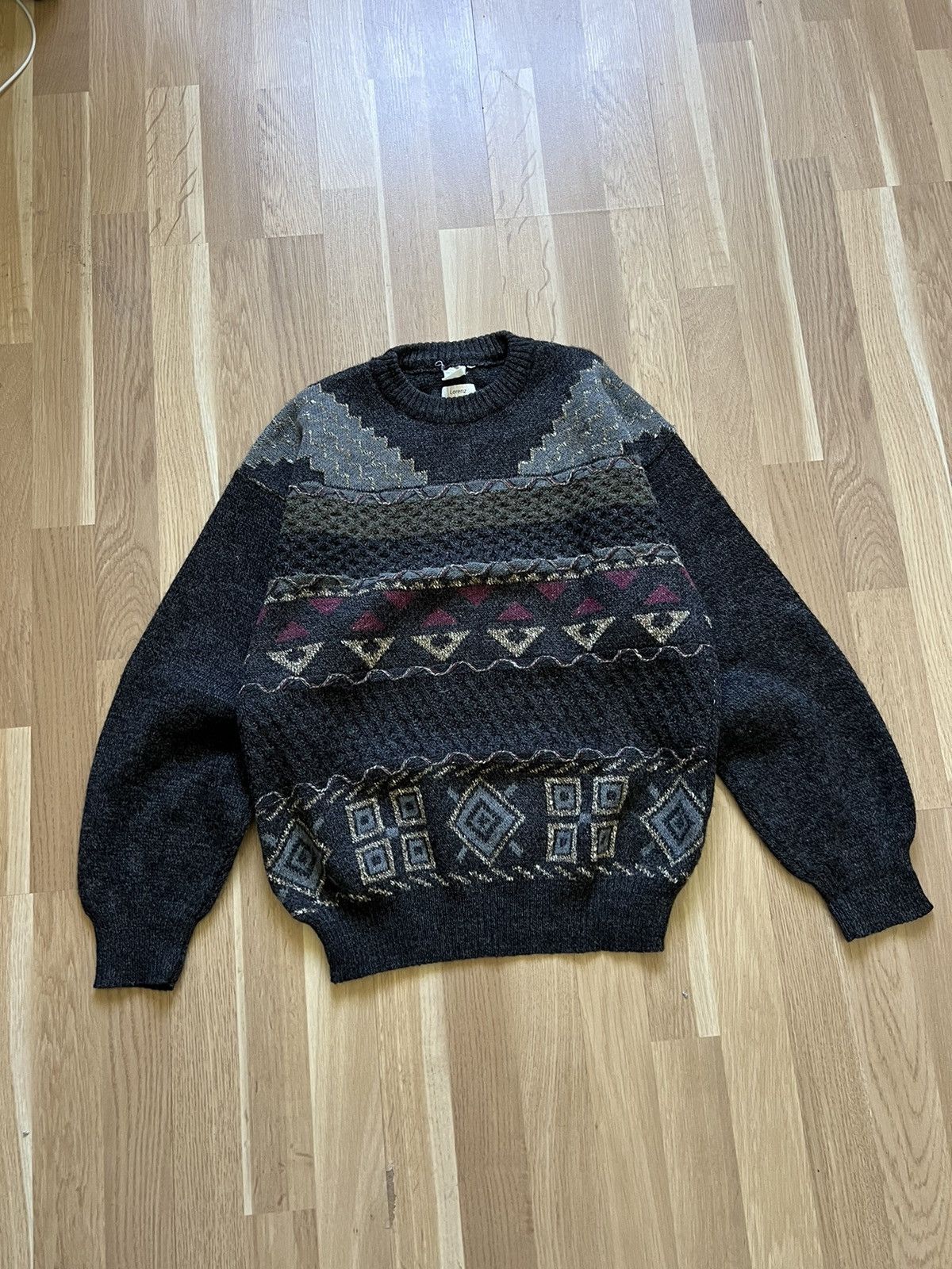 Aztech Mountain × Vintage Vintage wool Aztec mountain sweater coogi style 90s Size US M / EU 48-50 / 2 - 3 Thumbnail