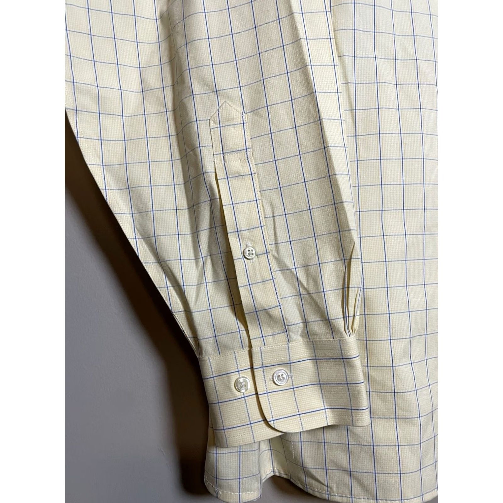 Brooks Brothers VINTAGE Brooks Brothers Yellow Plaid Long Sleeve Button Down Shirt Sz 17.5-4/5 Mens Size US XXL / EU 58 / 5 - 2 Thumbnail