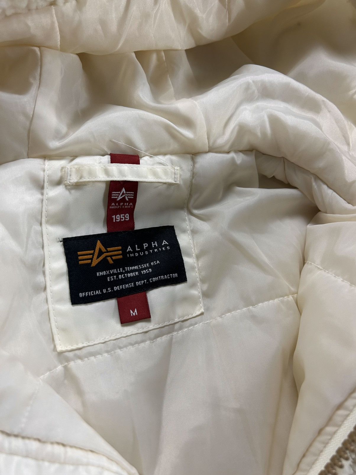 Alpha Industries Alpha Industries sherpa zip hoodie white Size US M / EU 48-50 / 2 - 8 Thumbnail