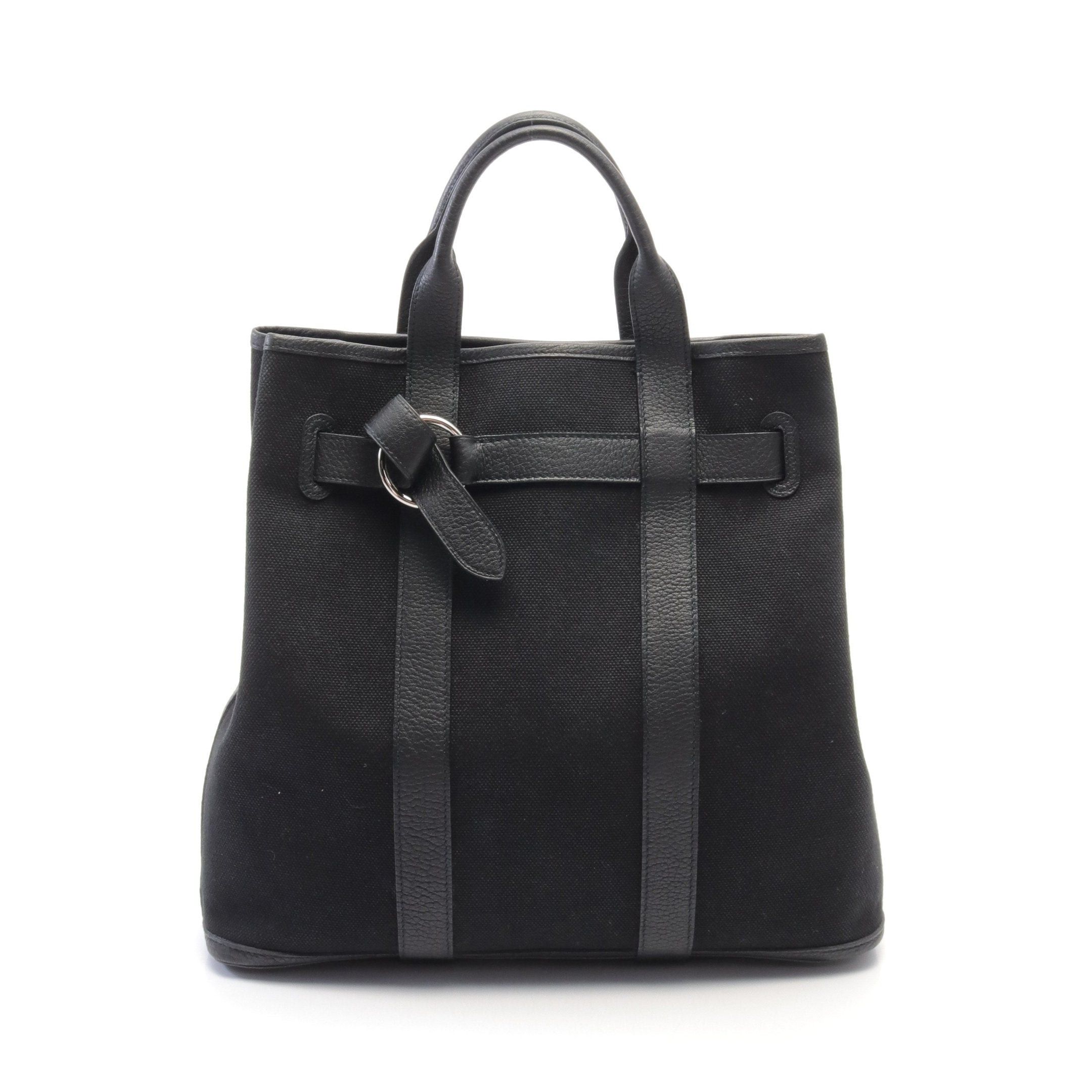 Hermes Hermes Petite Centeur File Mm Handbag Tote Bag Toile Ash Leather Black Silver Hardware □K Stamp Size ONE SIZE - 1 Thumbnail