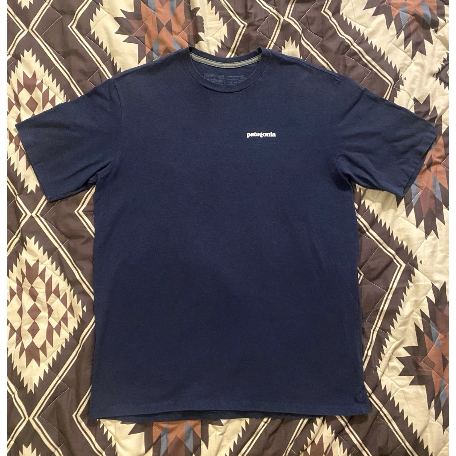 Patagonia Patagonia Shirt Mens Medium Blue Responsibili-tee Regular Fit Crew Neck T Shirt Size US M / EU 48-50 / 2 - 2 Thumbnail