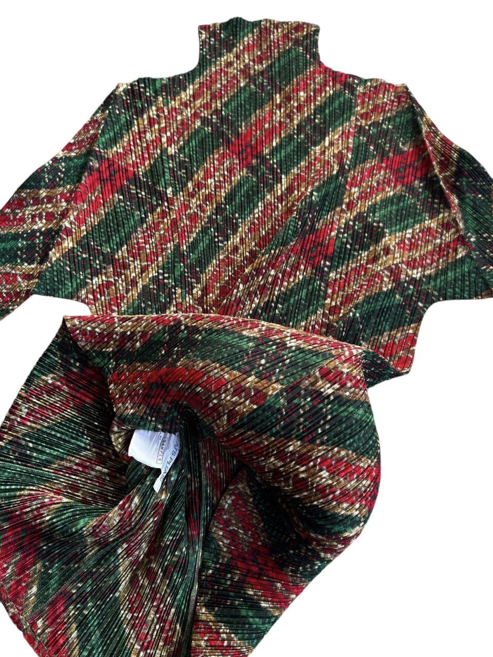 Pleats Please Issey Miyake PLEATS PLEASE by ISSEY MIYAKE Pleated Top Shirt Designer Size M / US 6-8 / IT 42-44 - 6 Thumbnail