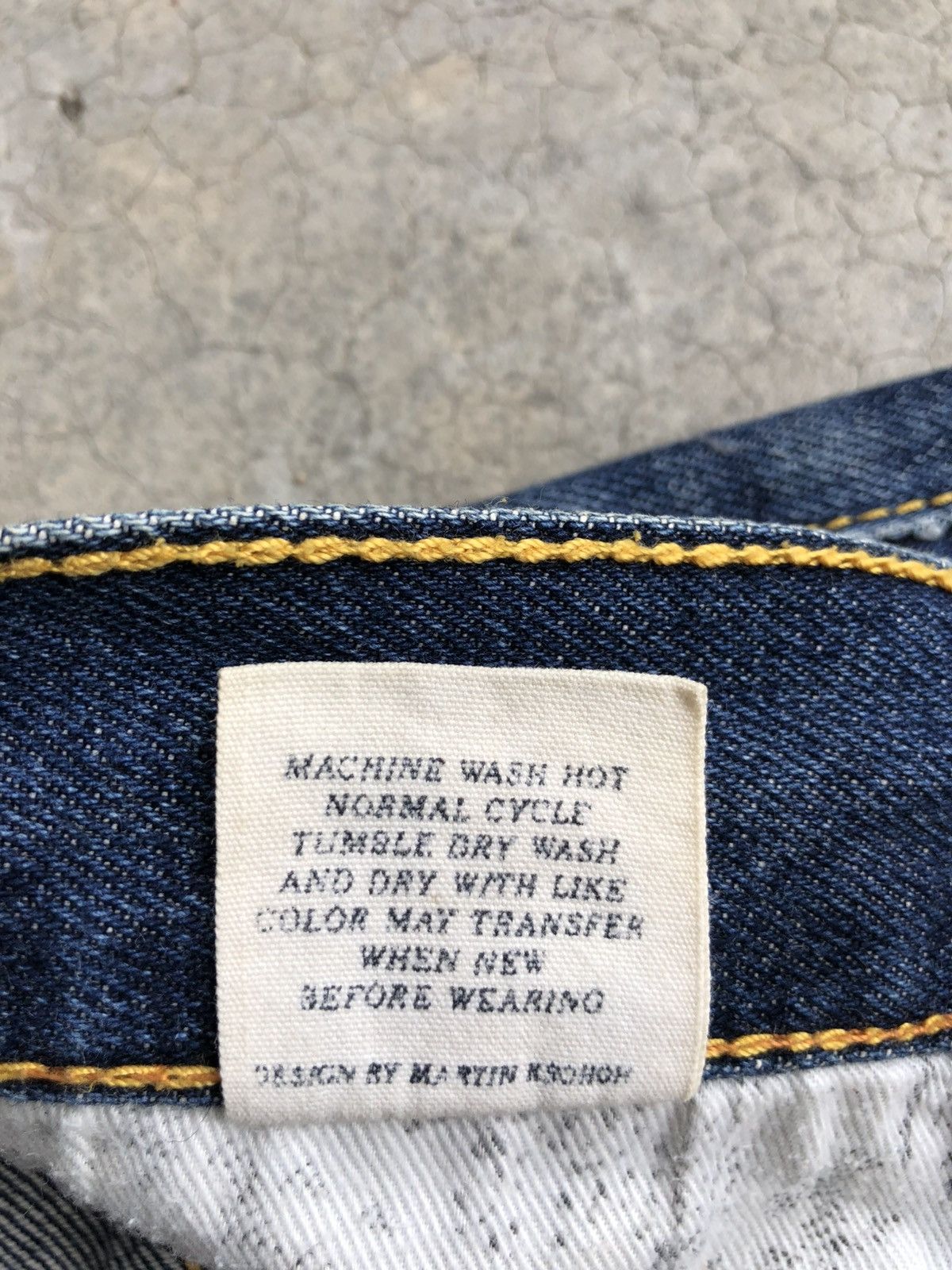 RMC Jeans Red Monkey Company Embroidered Jeans Distressed Size US 31 - 21 Thumbnail