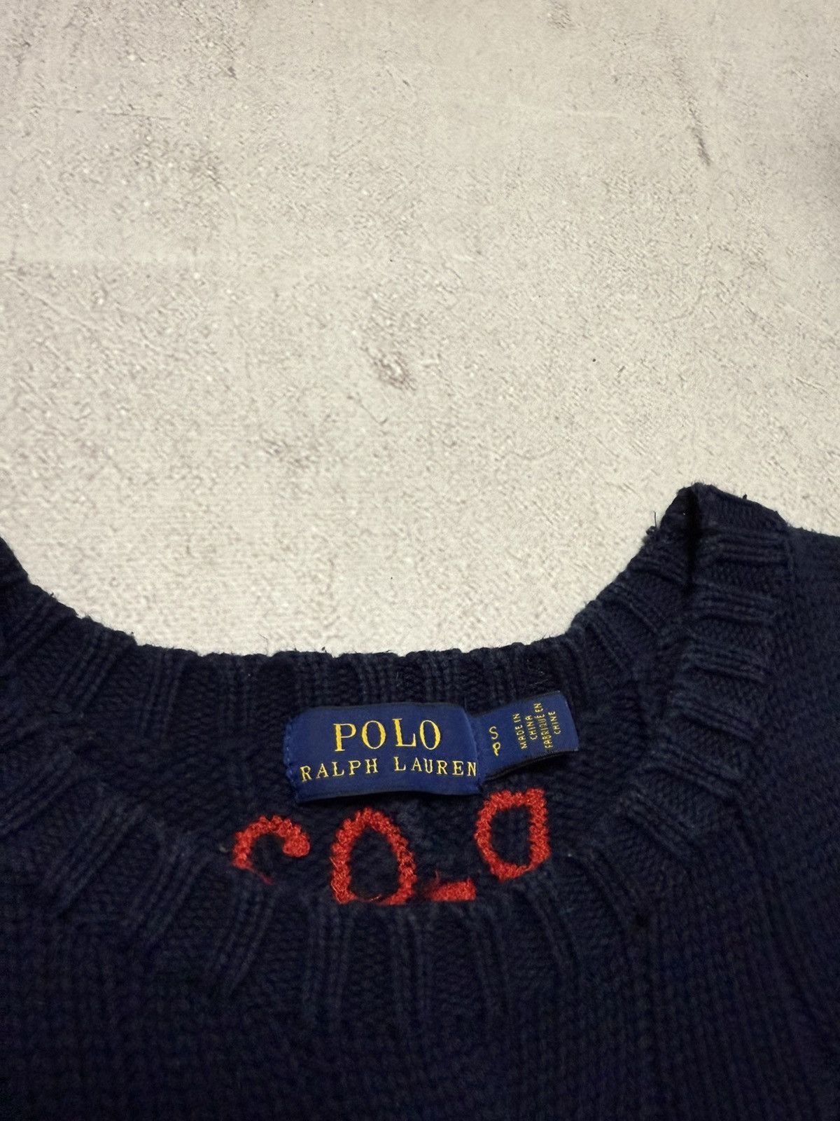 Polo Ralph Lauren Polo Ralph Lauren RL-93 Sweater Knit Big Logo Rare Size US S / EU 44-46 / 1 - 5 Thumbnail