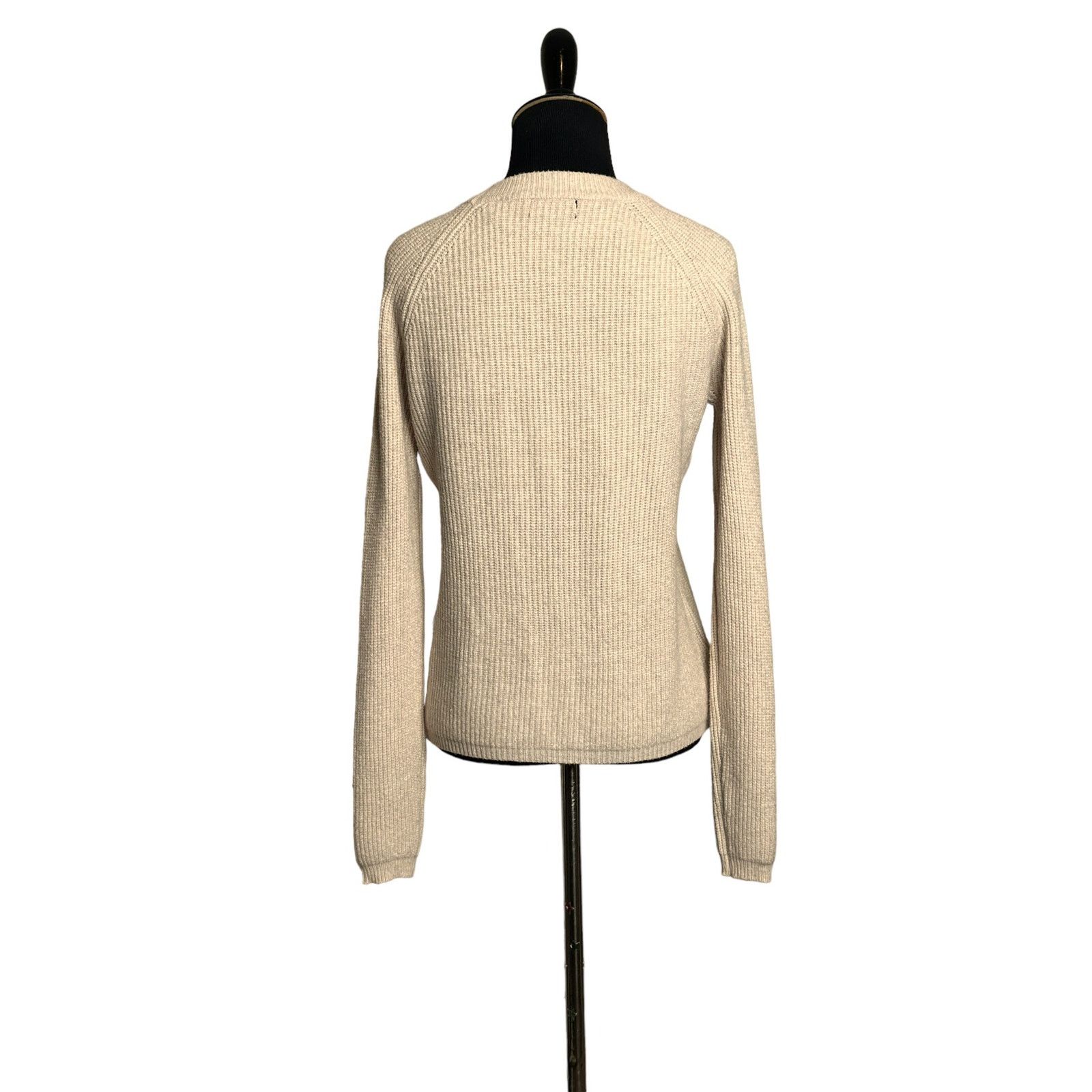 Elie Tahari Tahari beige cream crew neck long sleeves sweater size XS Size XS / US 0-2 / IT 36-38 - 12 Thumbnail