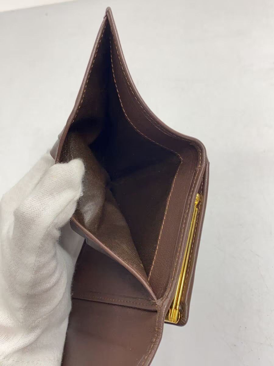 Dior Dior Leather Wallet Brown Size ONE SIZE - 6 Thumbnail