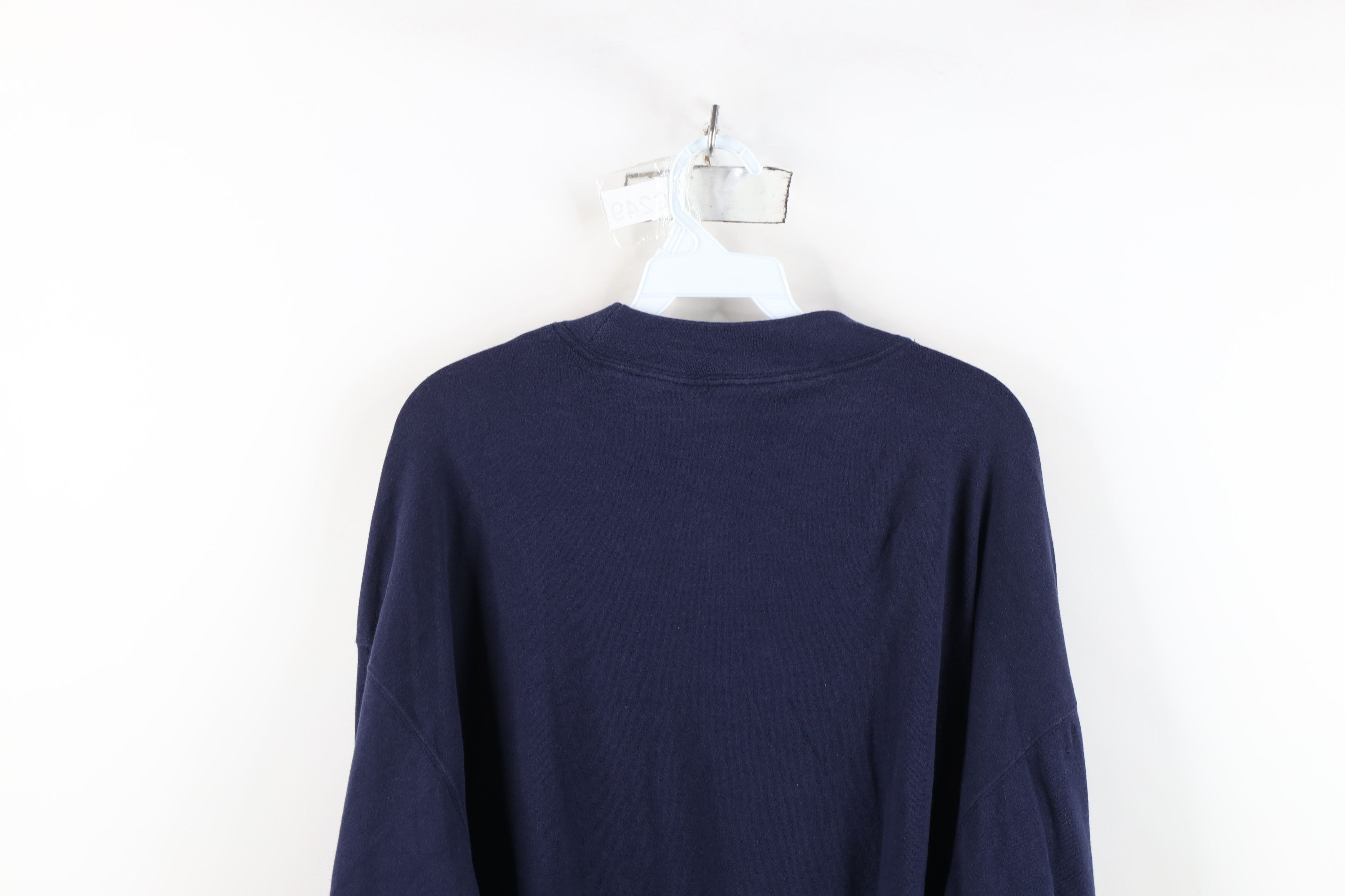 Reebok Vintage 90s Reebok Logo Mock Neck Long Sleeve T-Shirt Size US XXL / EU 58 / 5 - 13 Thumbnail