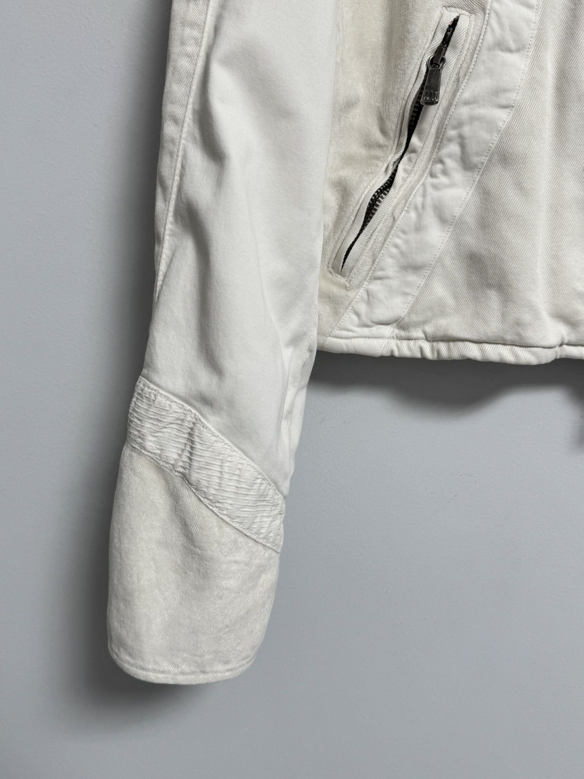 Versace Versace White Jacket Full Zip Designer Women’s Short Coat Size L / US 10 / IT 46 - 8 Thumbnail
