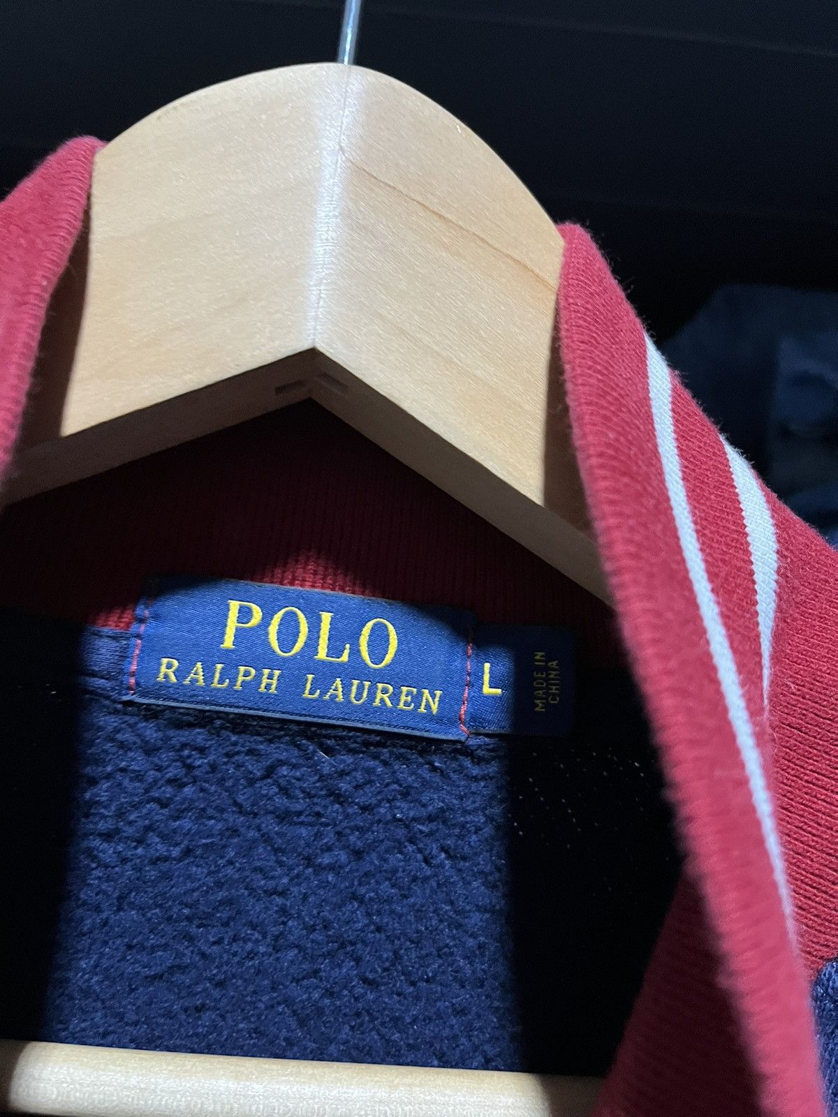 Polo Ralph Lauren × RRL Ralph Lauren × Vintage Crazy Vintage Polo Ralph Lauren 67 Y2K Varsity Logo Zip-Up Size US L / EU 52-54 / 3 - 7 Thumbnail