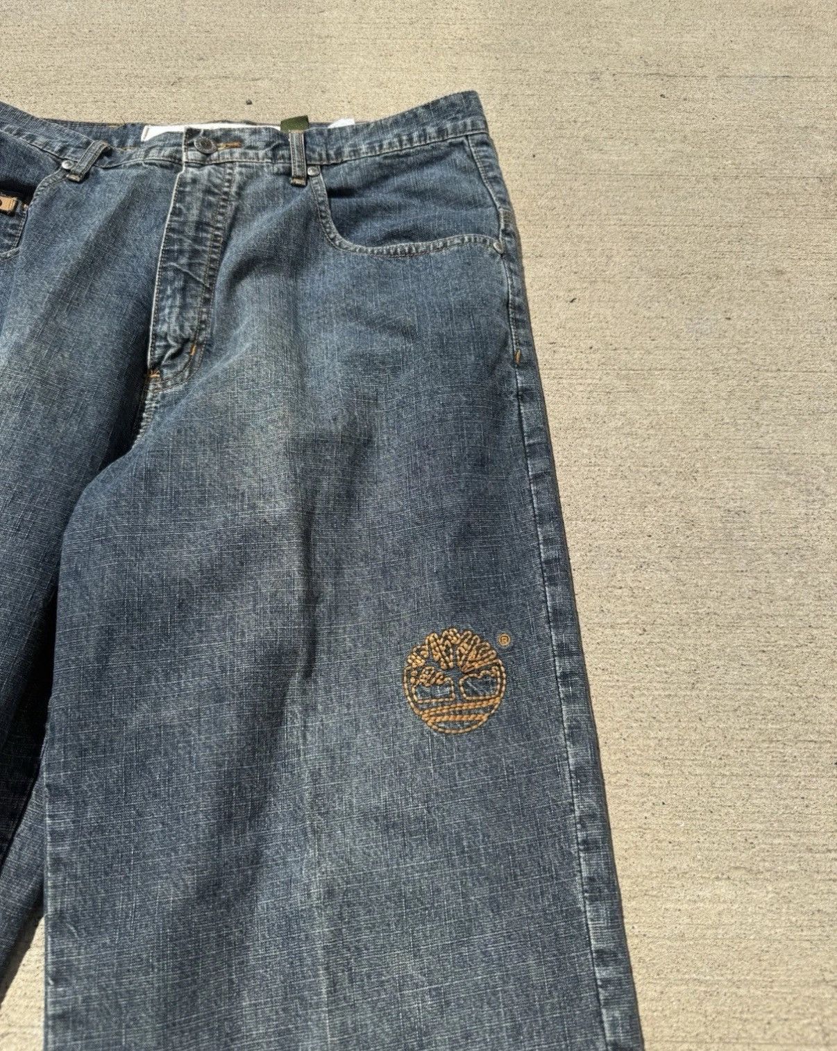 Timberland Vintage Timberland Jeans 34x32 Big Logo Embroidered Size US 34 / EU 50 - 3 Thumbnail