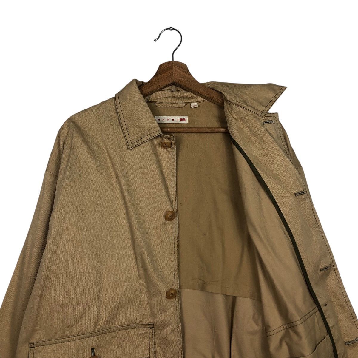 Marni × Uniqlo 📌Marni X Uniqlo Chore Worker Jacket Duck Canvas Size US L / EU 52-54 / 3 - 13 Thumbnail