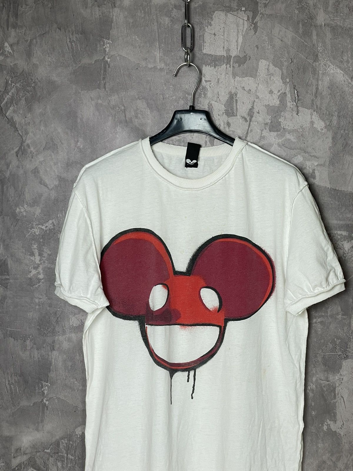 Band Tees × Vintage Vintage Deadmau5 Electronic DJ T-shirt Size US S / EU 44-46 / 1 - 2 Thumbnail