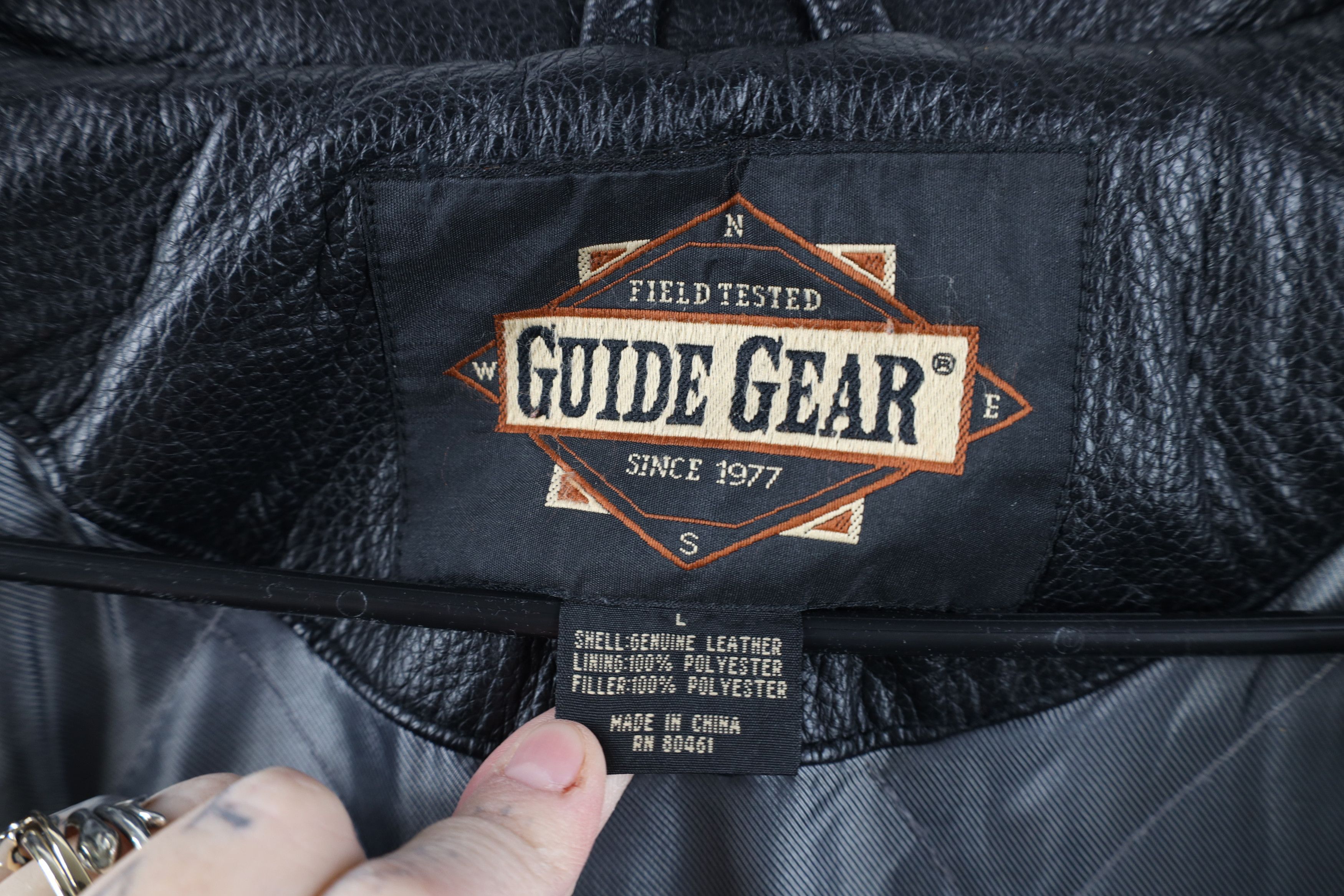 Vintage Vintage 90s Y2K Streetwear Leather Button Jacket Black Size US L / EU 52-54 / 3 - 10 Thumbnail