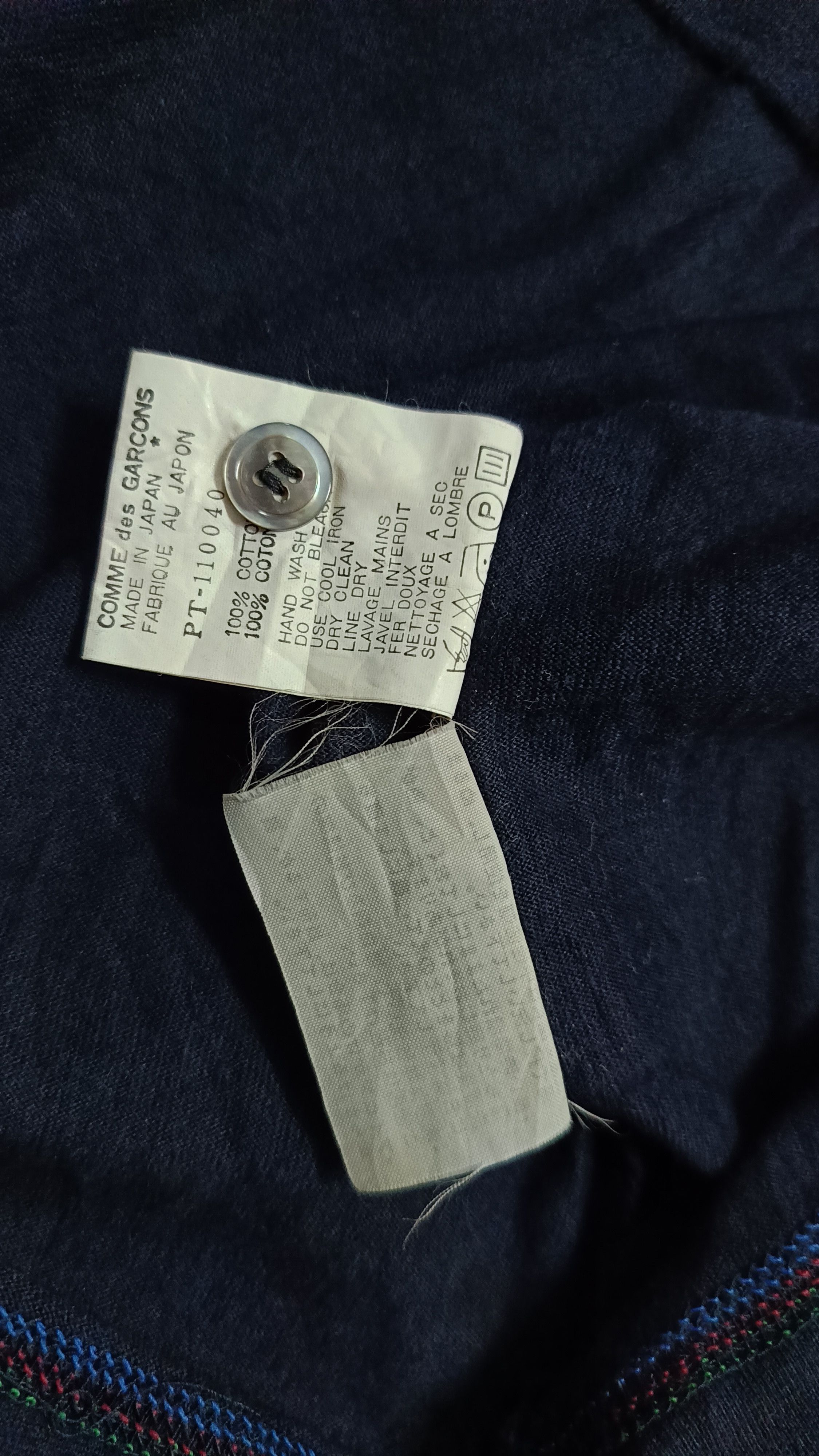 Comme des Garcons Homme Plus 🔥🔥Vintage Comme Des Garcons Long Sleeve Tee Size US M / EU 48-50 / 2 - 5 Thumbnail