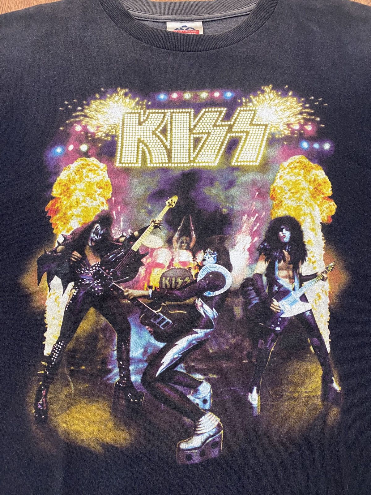 Vintage Vintage KISS rockin in the usa t-shirt Size US M / EU 48-50 / 2 - 5 Thumbnail