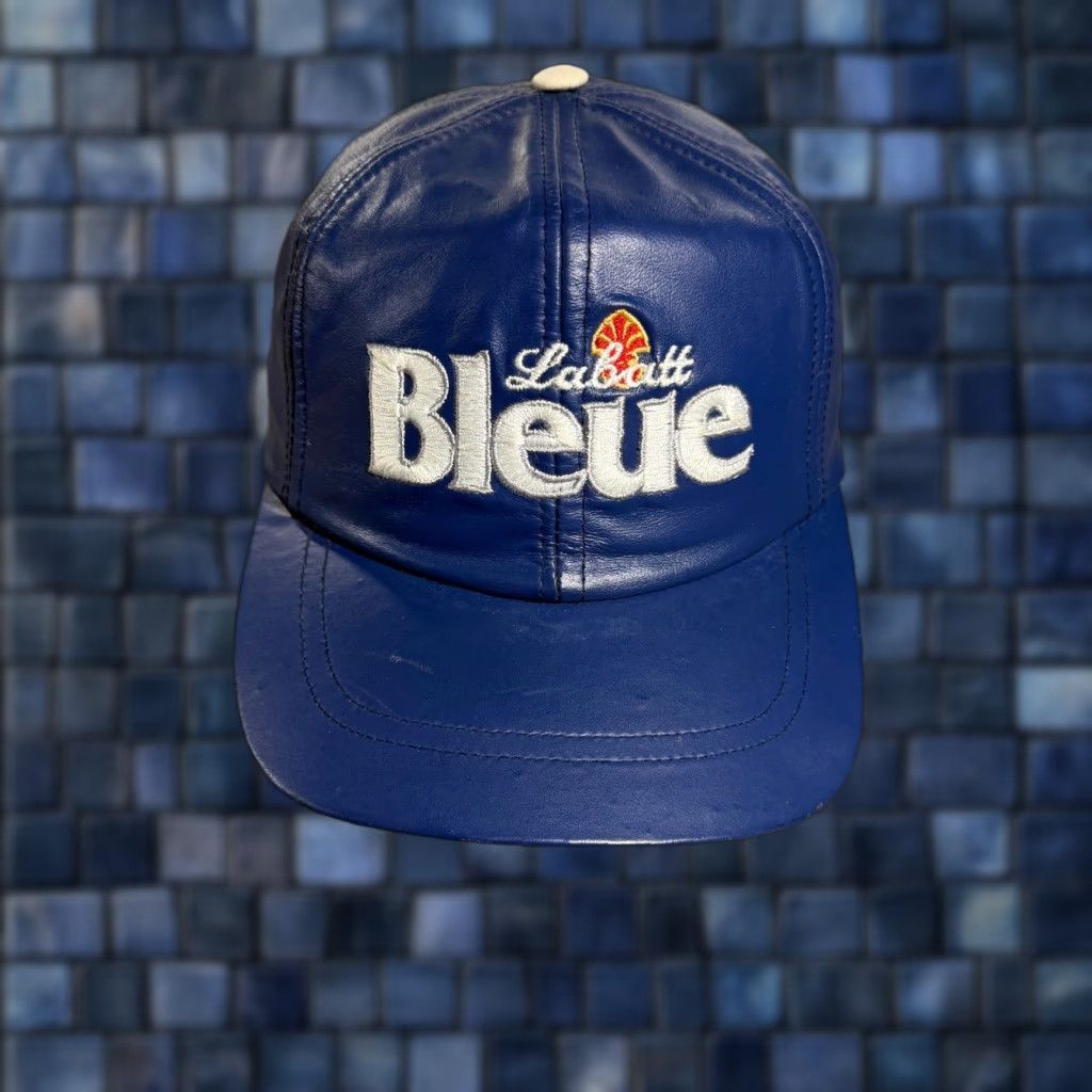 Vintage VINTAGE Labatt Bleue Snapback Hat Cap Men Adjustable 90s Blue ...