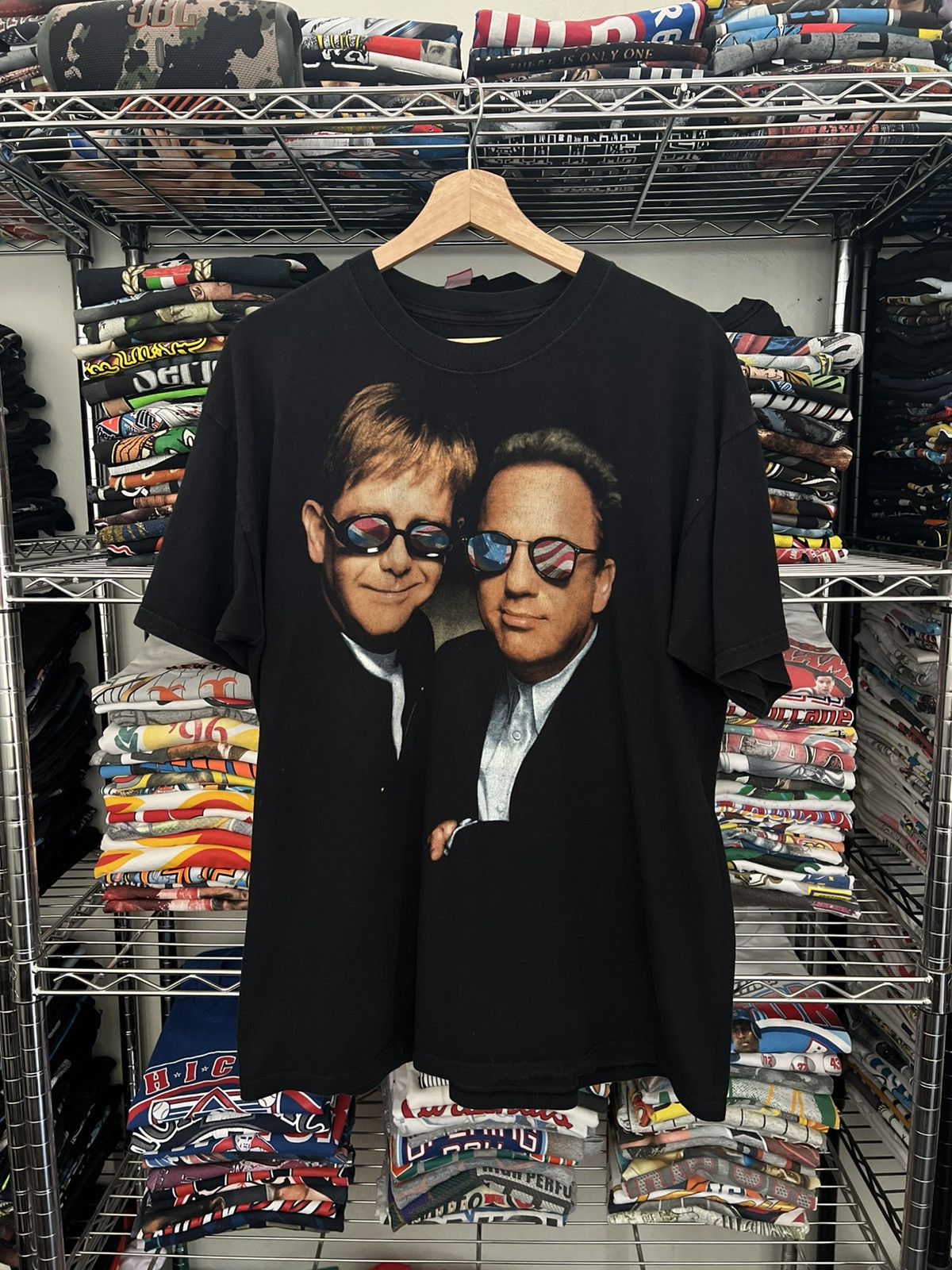 Band Tees 2010 Elton John & Billie Joel Tour Tee Size US L / EU 52-54 / 3 - 1 Thumbnail