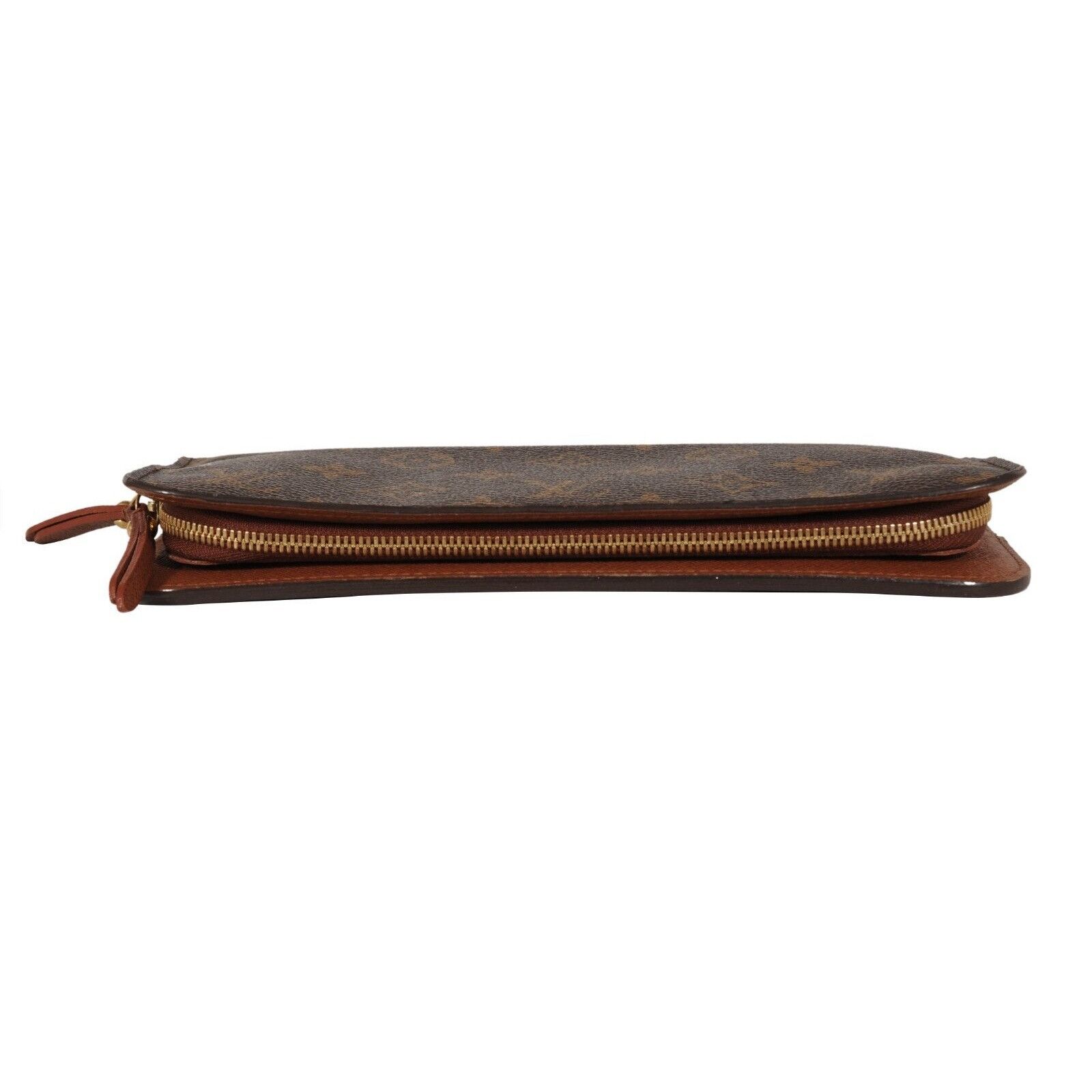 Louis Vuitton Ikat Wallet Brown Lv Logo Monogram Zip Long Canvas Size ONE SIZE - 6 Thumbnail