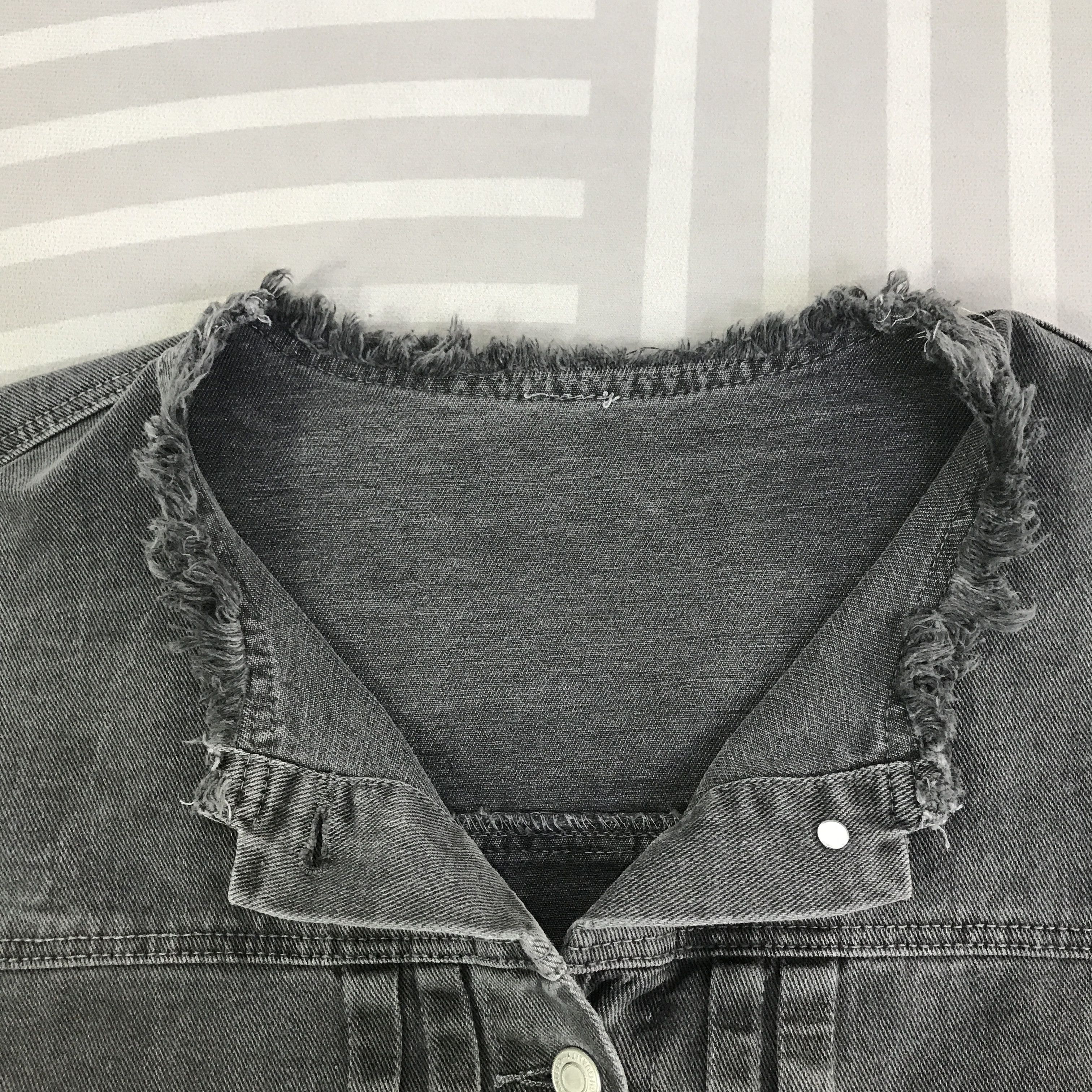 Japanese Brand Black Faded Richie Glamour Denim Type 2 Jacket K96B17 Size US M / EU 48-50 / 2 - 5 Thumbnail