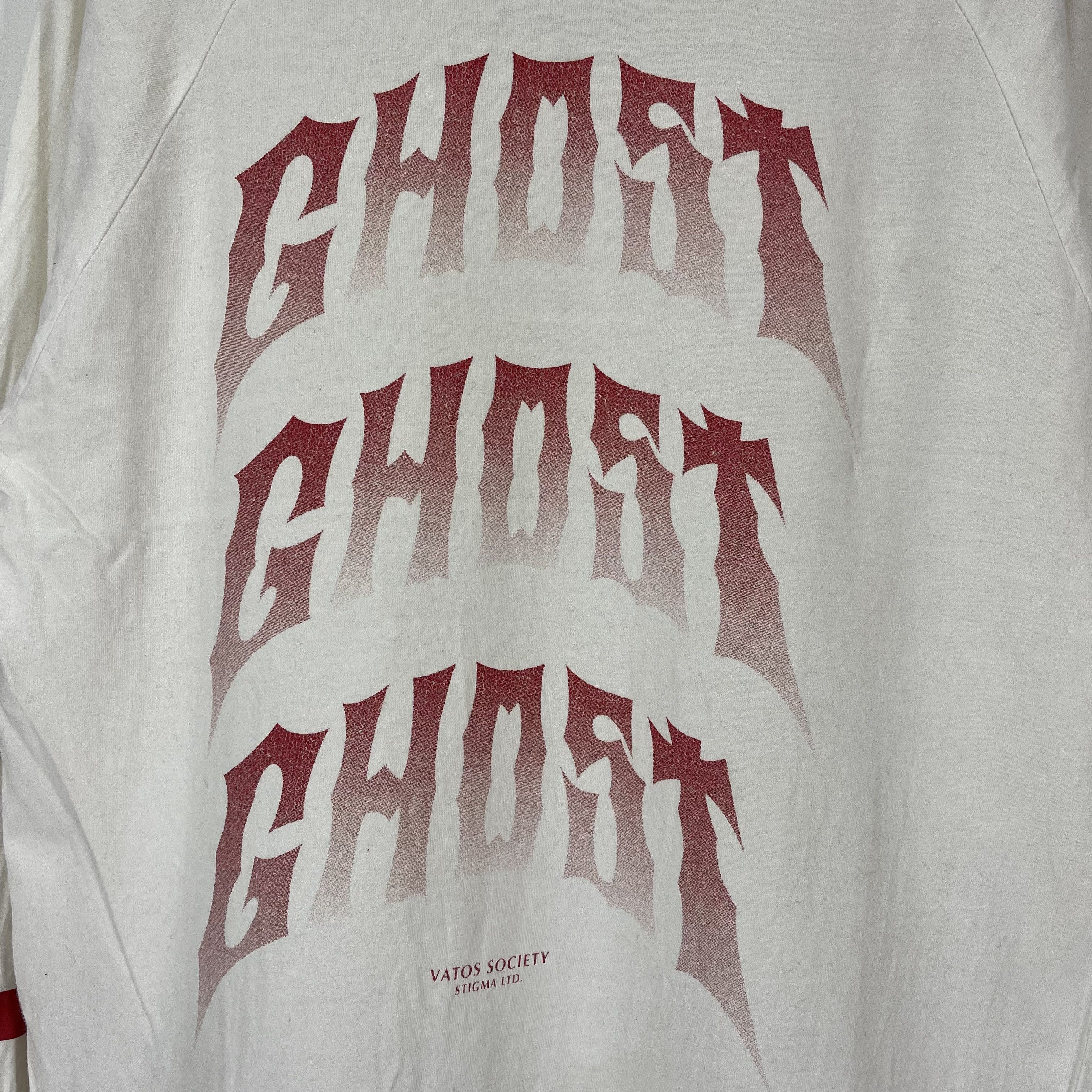 Japanese Brand Ghost by STIGMA VATOS SOCIETY Long Sleeve Tee #1314/AT Size US L / EU 52-54 / 3 - 2 Thumbnail