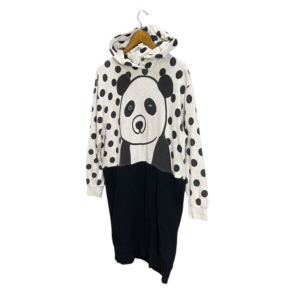 Frapbois × Issey Miyake × Japanese Brand Frapbois zoo polkadot panda hoodie Size L / US 10 / IT 46 - 3 Thumbnail