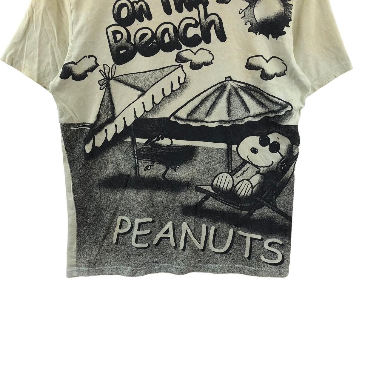 Peanuts PEANUTS SNOOPY CARTOON On The Beach Tee Shirt Comic Strip Size L / US 10 / IT 46 - 4 Thumbnail