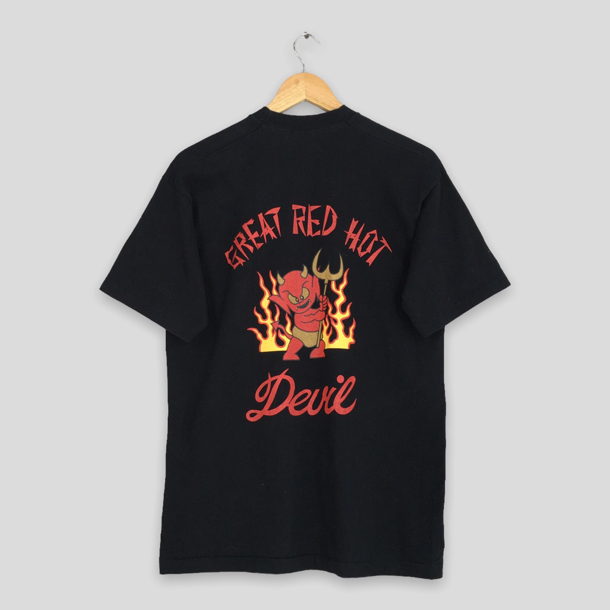 Dogtown Vintage 90s Dogtown Devil Red Hot Devil Skate Tshirt Medium Size US M / EU 48-50 / 2 - 6 Thumbnail