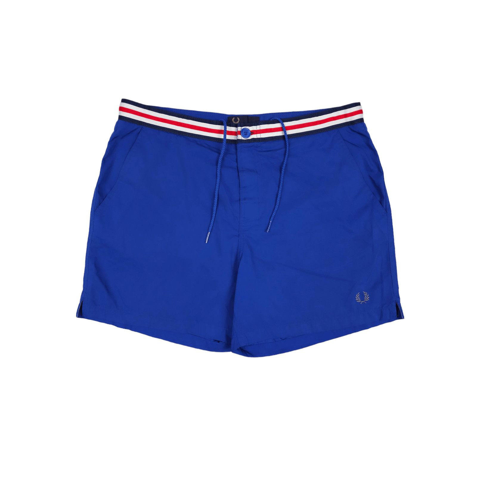 Fred Perry × Vintage 💎 Size S Shorts Logo Blue Trunks Swimwear Y2K 00s Nike Size US 30 / EU 46 - 1 Thumbnail