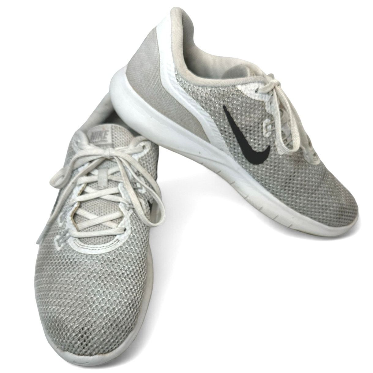 Nike Nike Flex Trainer 7 Silver White Women sz 8 Size US 8 / IT 38 - 1 Thumbnail