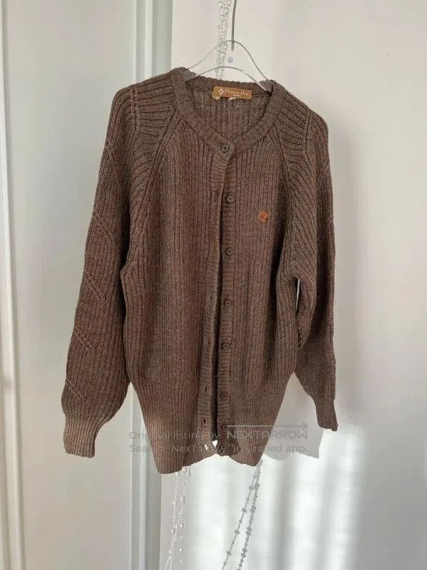 Dior Dior Khaki Women's Cardigan Sweater . Size M / US 6-8 / IT 42-44 - 3 Thumbnail