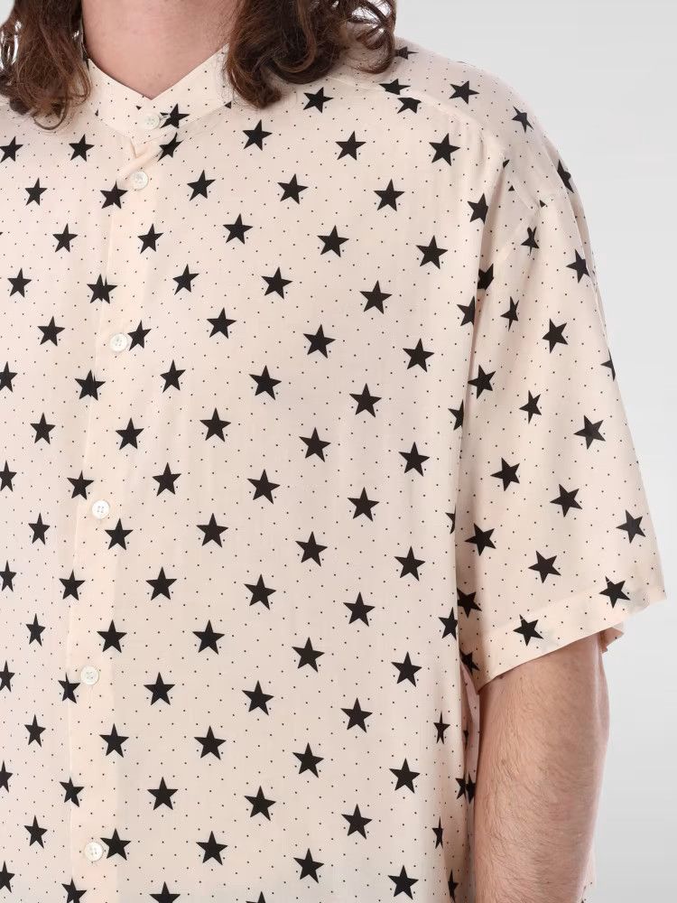 Balmain o1y0426 Patterned Shirt in Beige/Black Size US S / EU 44-46 / 1 - 5 Thumbnail
