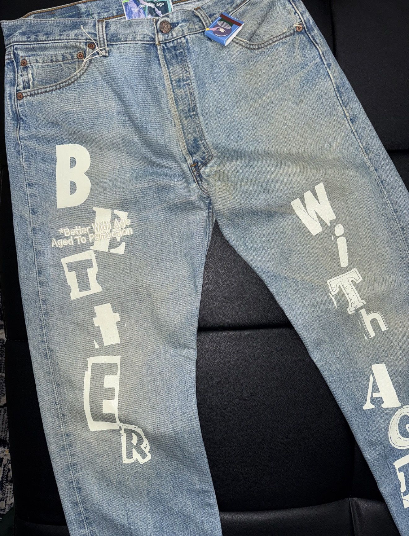 Better With Age Better with age logo jeans Size US 36 / EU 52 - 3 Thumbnail