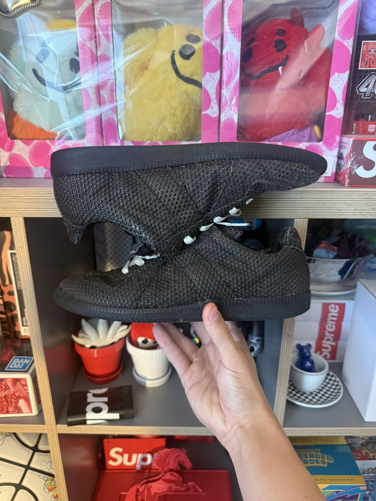 Maison Margiela Maison Margiela GAT Polka Dot Black Python Sneaker Size US 8 / EU 41 - 4 Thumbnail