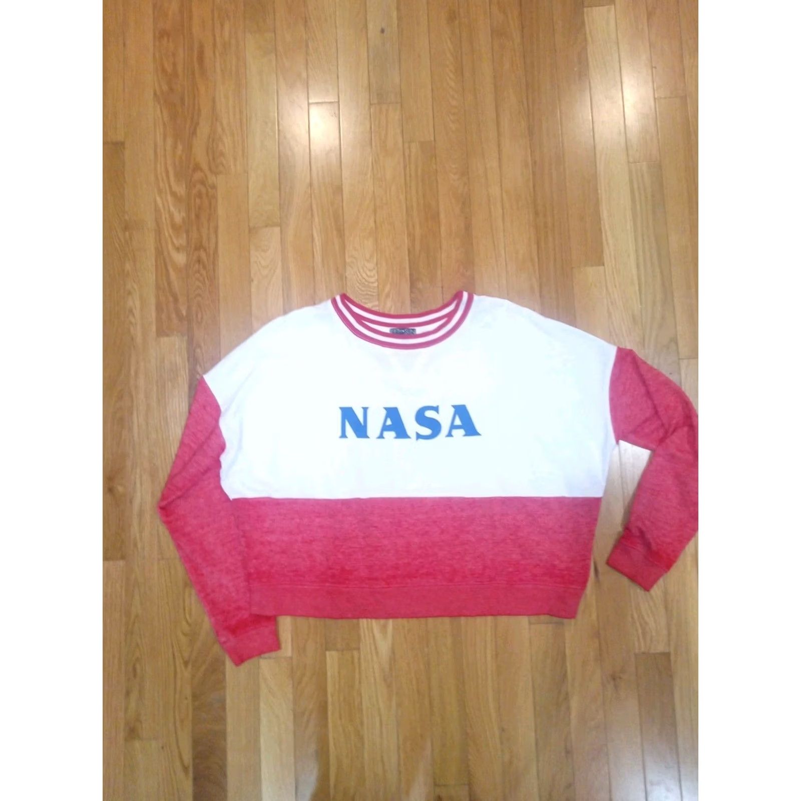 Vintage NASA Fifth Sun Shirt Knit Top XL Red Long Sleeve Space Womens Shirt Size XL / US 12-14 / IT 48-50 - 6 Thumbnail
