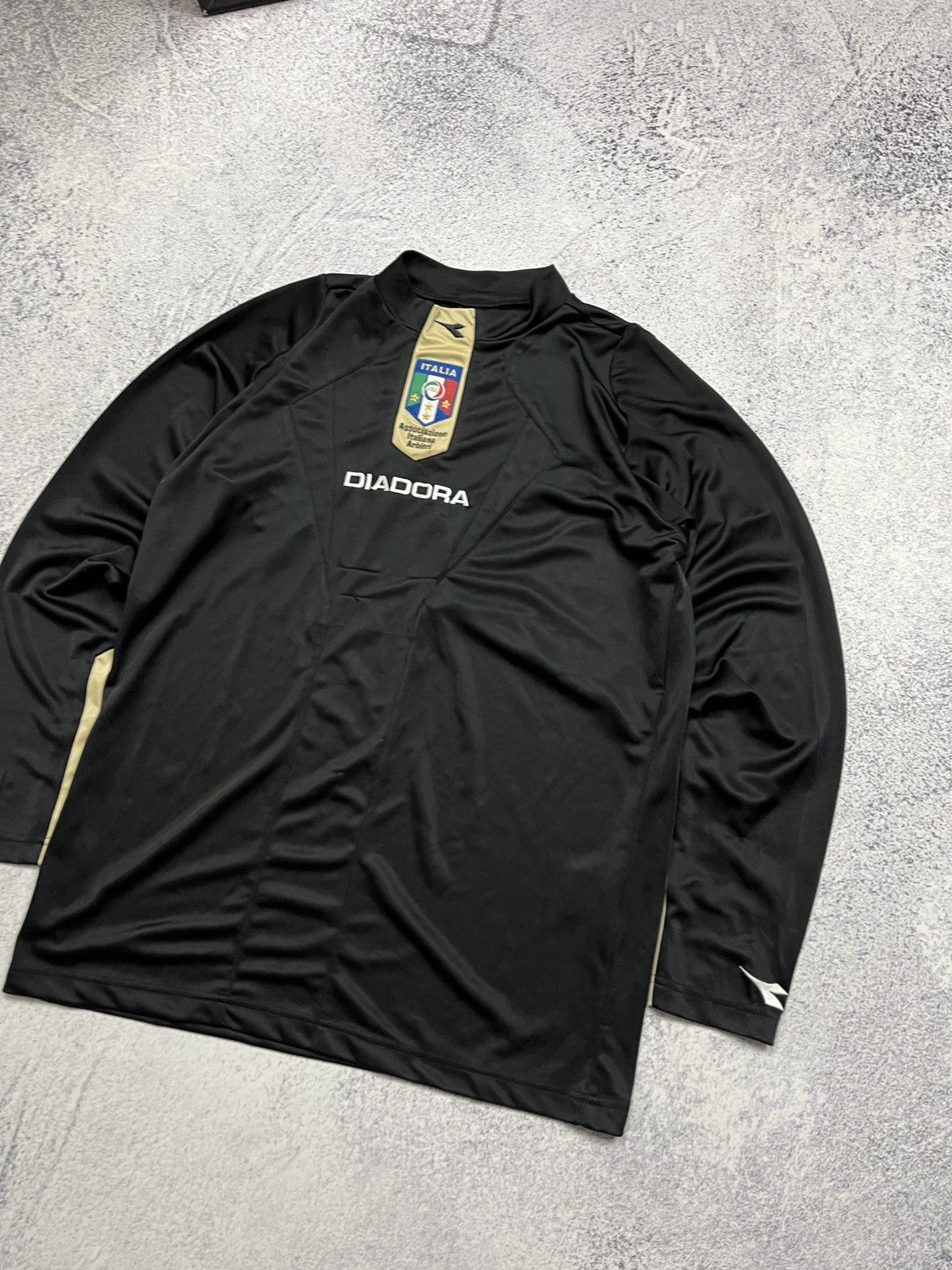 Diadora × Vintage Diadora Italy Football Referee Longsleeve Woccer Jersey rare Size US M / EU 48-50 / 2 - 3 Thumbnail