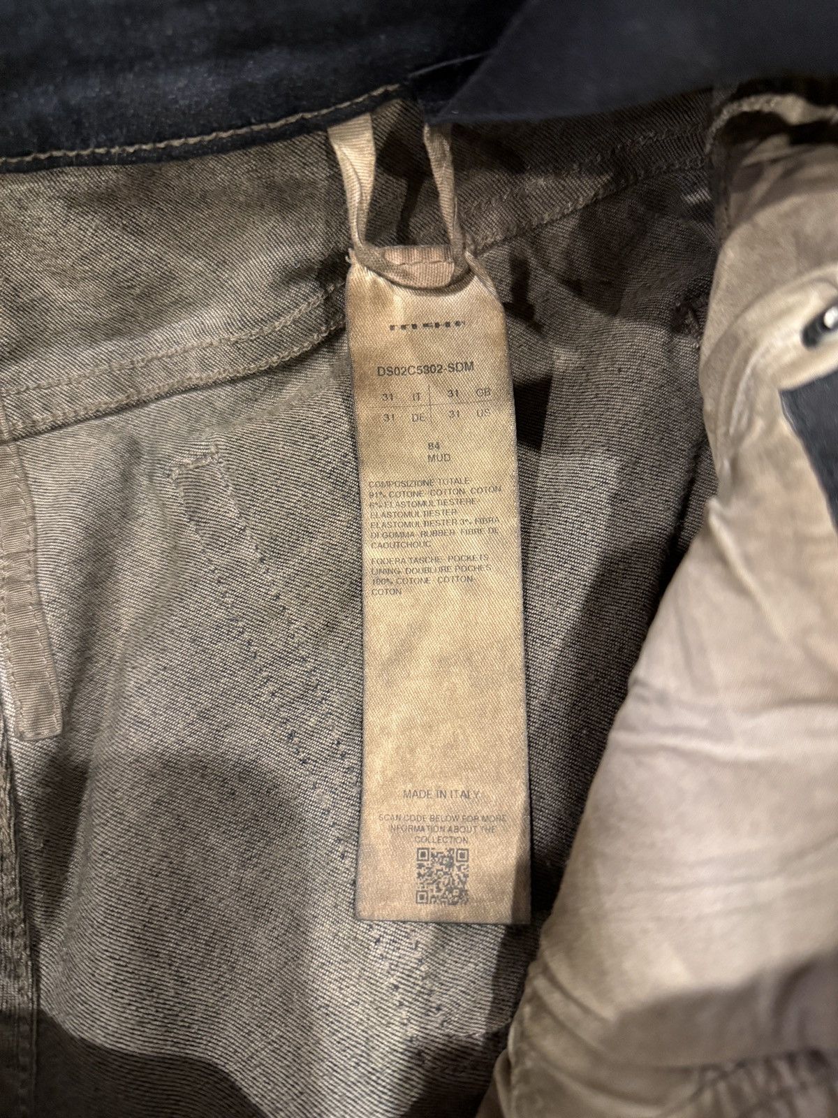 Rick Owens Rick Owens DRKSHDW Luxor Bias Cut Denim Size US 31 - 7 Thumbnail