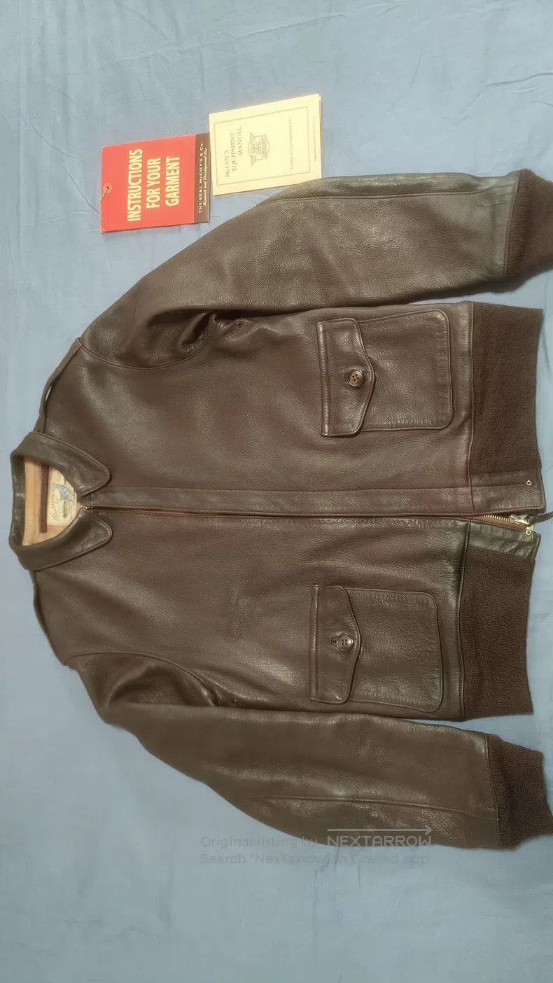 The Real McCoy's The Real McCoys A2 Moccasin Bomber Jacket Size US L / EU 52-54 / 3 - 2 Thumbnail